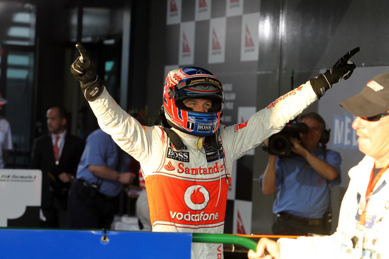 Jenson Button (GBR) McLaren Mercedes