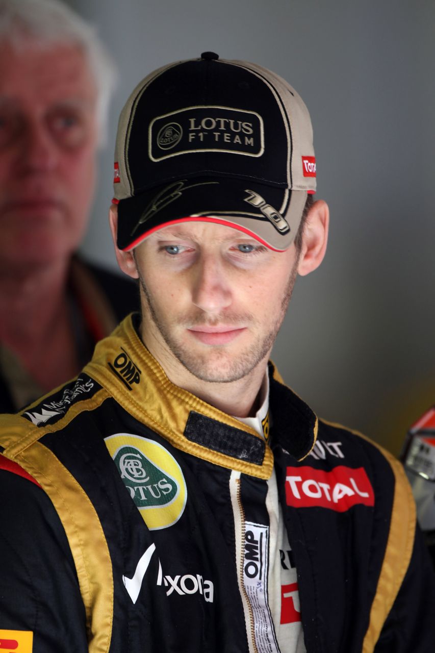 11.05.2012- Free Practice 1, Romain Grosjean (FRA) Lotus F1 Team E20