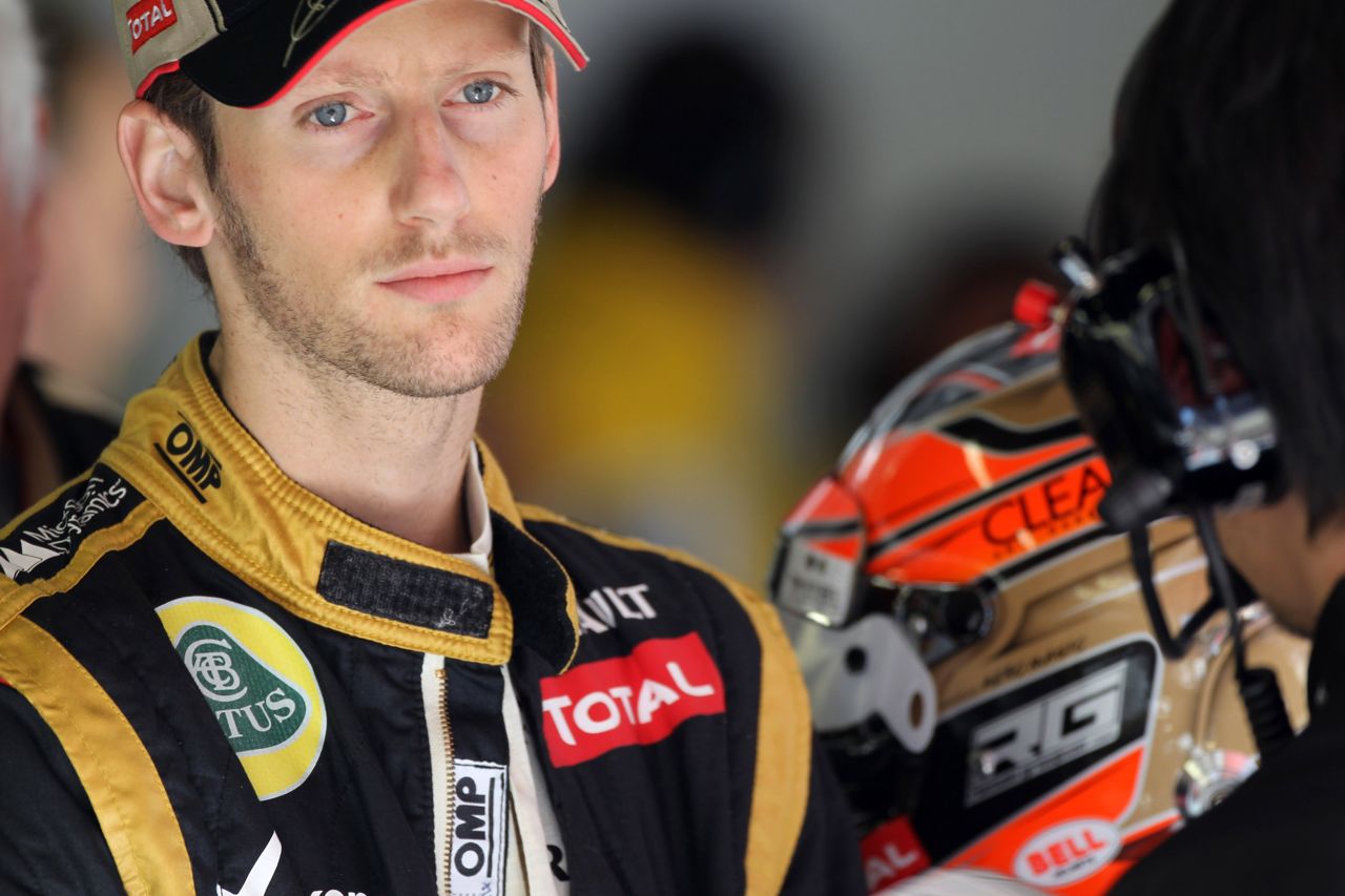 11.05.2012- Free Practice 1, Romain Grosjean (FRA) Lotus F1 Team E20