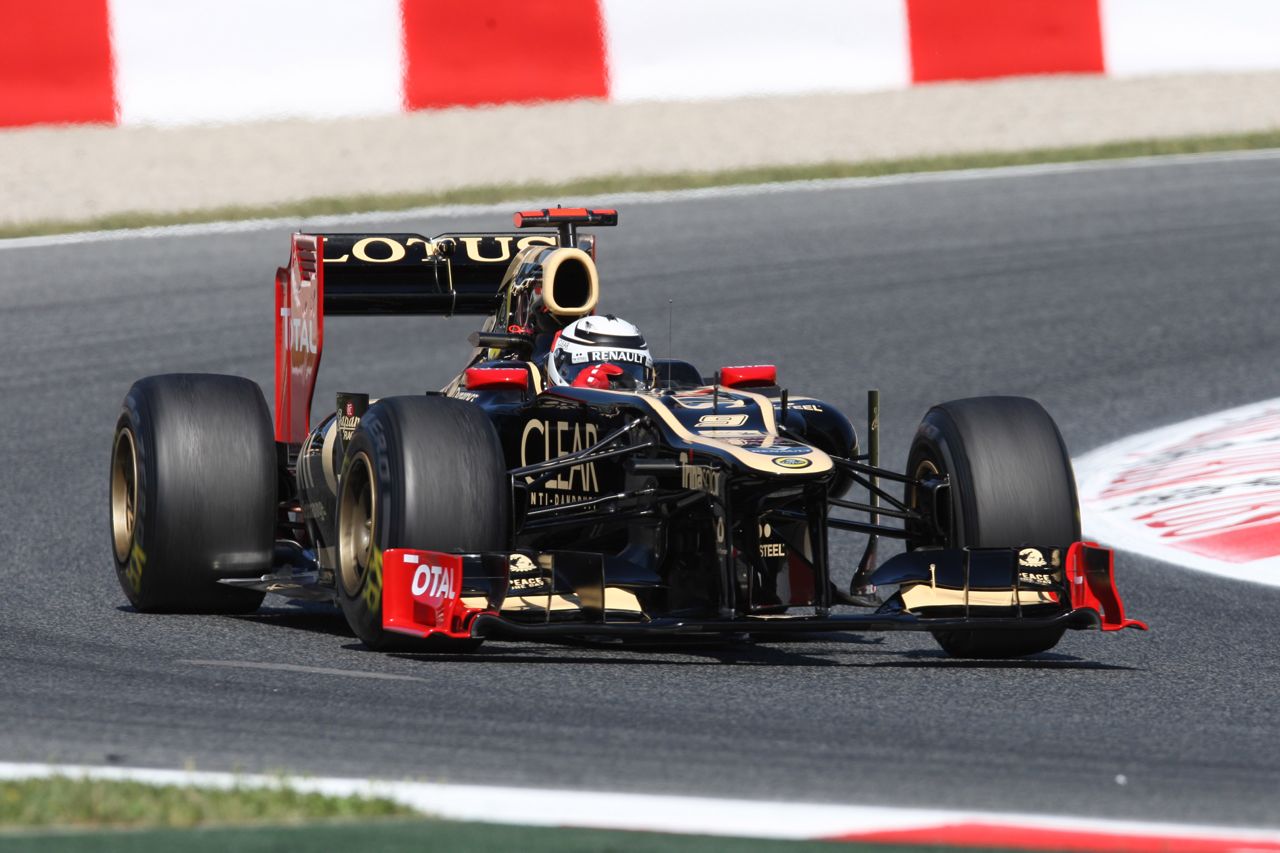 11.05.2012- Free Practice 1, Kimi Raikkonen (FIN) Lotus F1 Team E20 