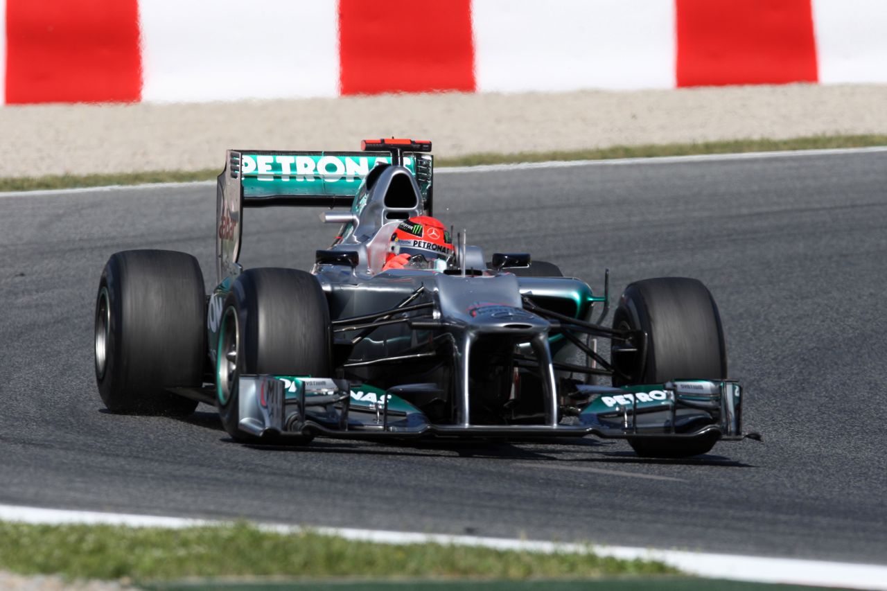 11.05.2012- Free Practice 1, Michael Schumacher (GER) Mercedes AMG F1 W03