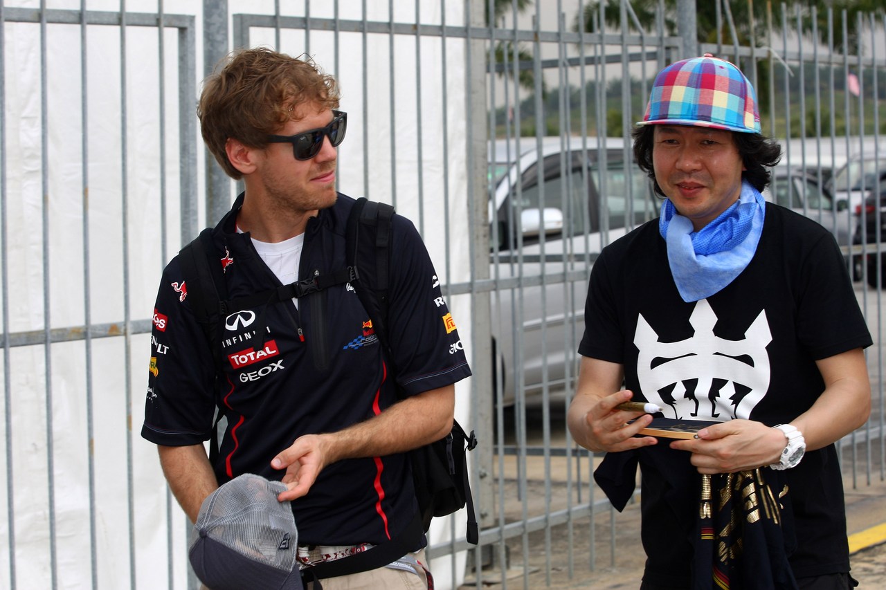 22.03.2012- Sebastian Vettel (GER) Red Bull Racing RB8 