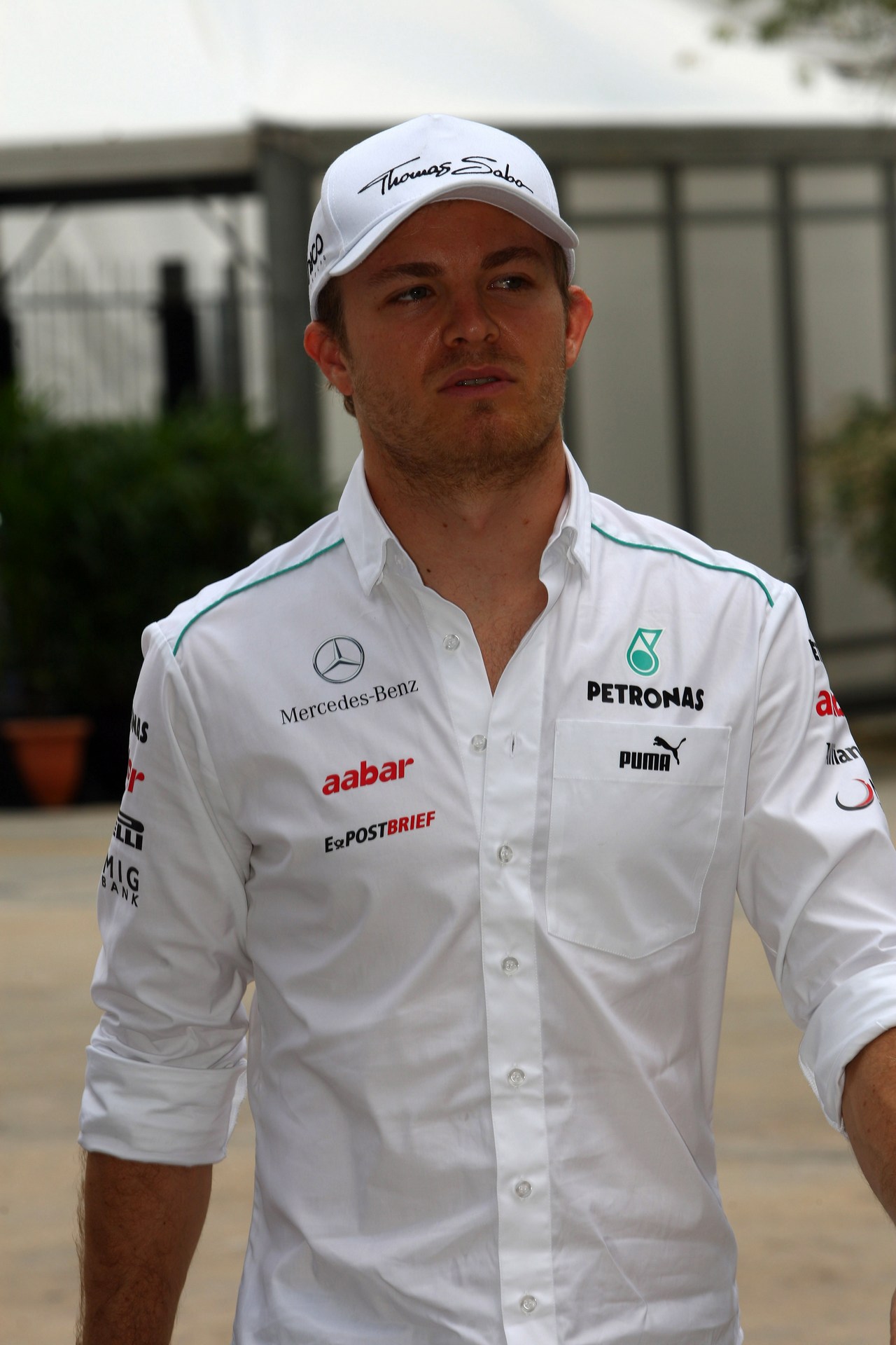 22.03.2012- Nico Rosberg (GER) Mercedes AMG F1 W03 