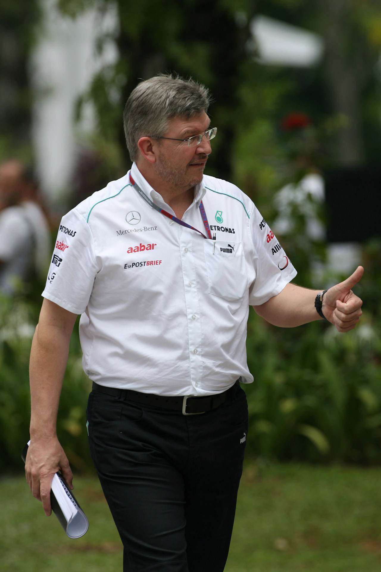 22.03.2012- Ross Brawn (GBR), Team Principal, Mercedes GP 