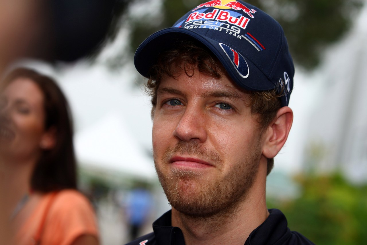 22.03.2012- Sebastian Vettel (GER) Red Bull Racing RB8 