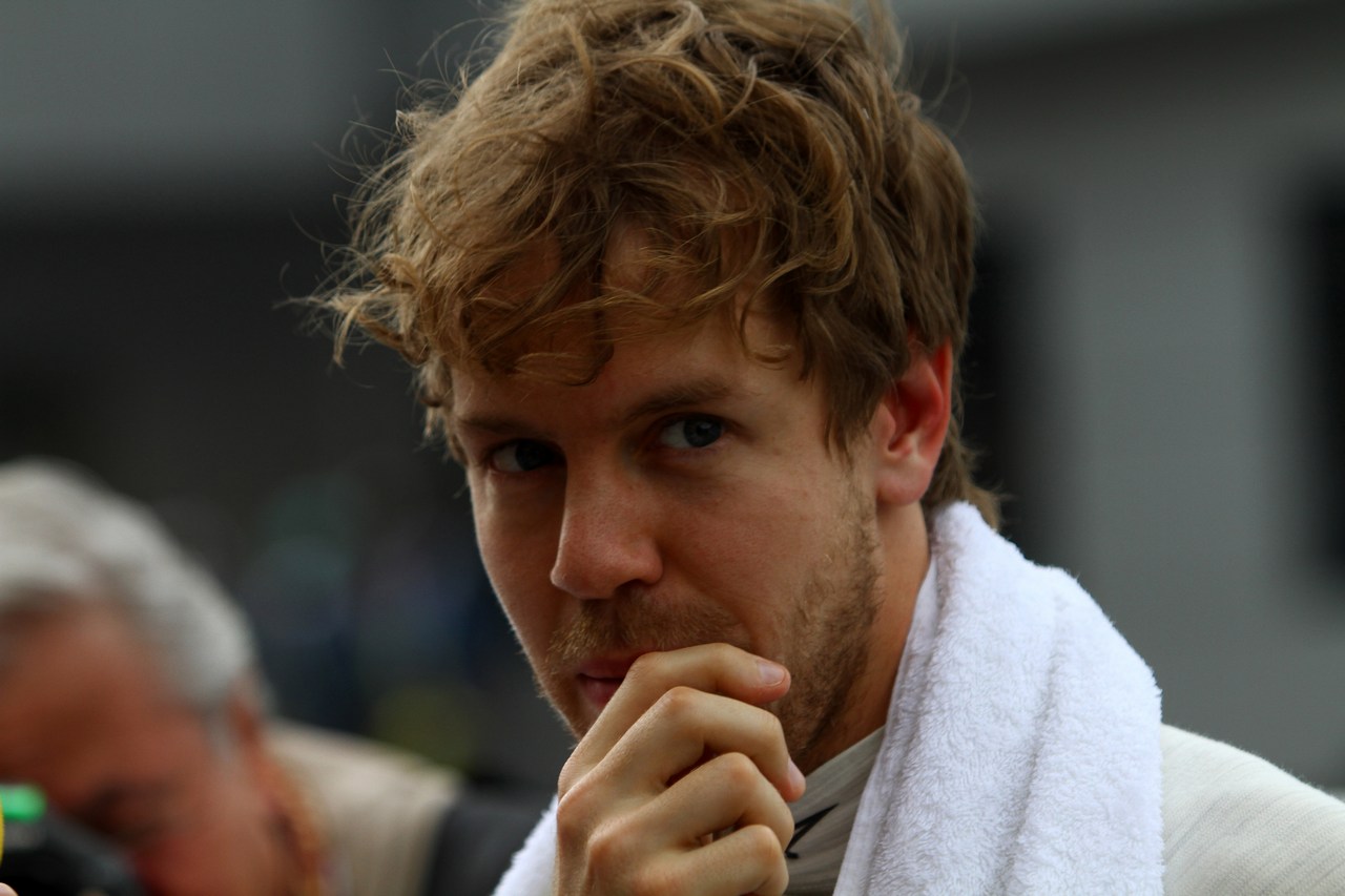 25.03.2012- Race, Sebastian Vettel (GER) Red Bull Racing RB8 