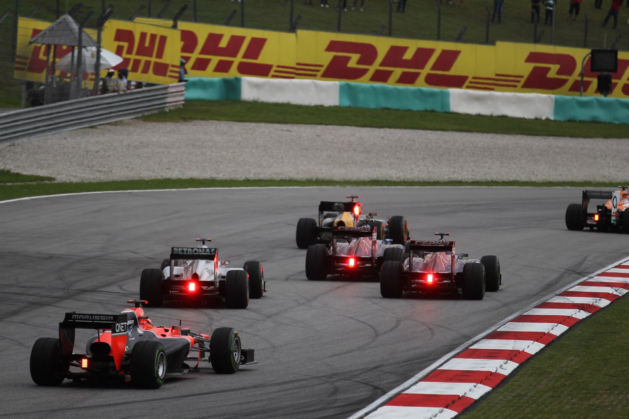 25.03.2012- Race, Timo Glock (GER) Marussia F1 Team MR01 