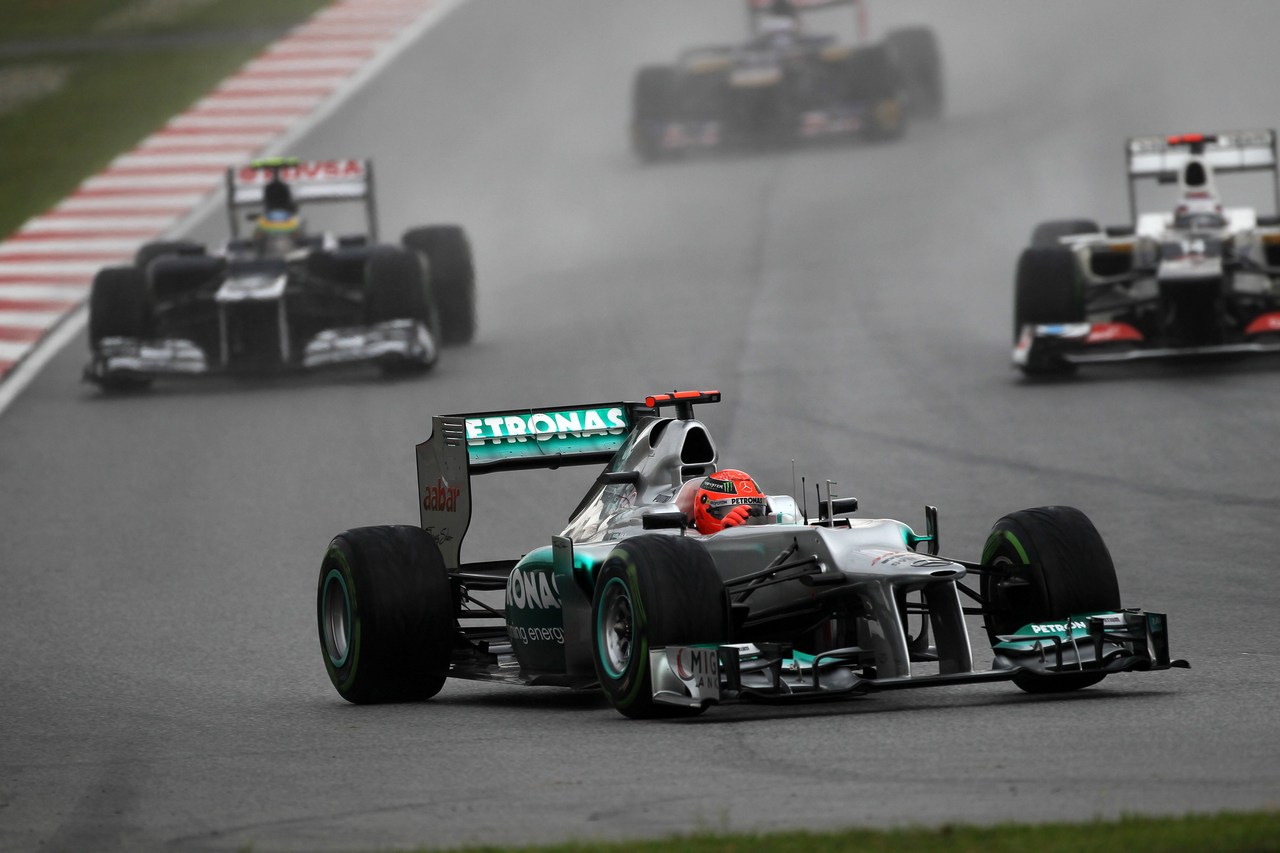 25.03.2012- Race, Michael Schumacher (GER) Mercedes AMG F1 W03 