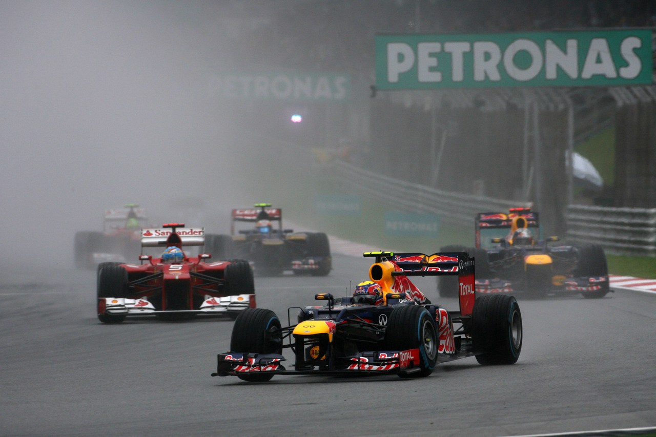 25.03.2012- Race, Mark Webber (AUS) Red Bull Racing RB8 