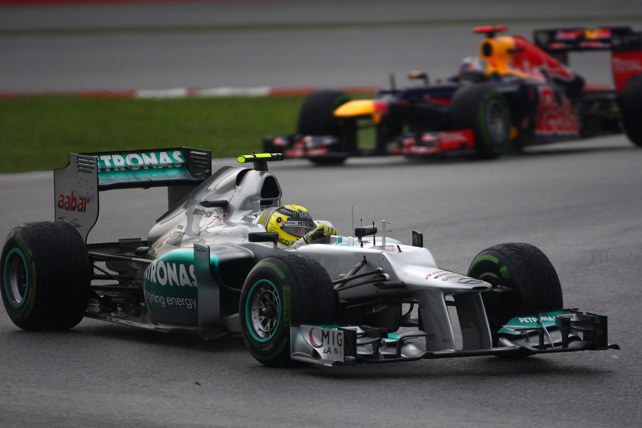 25.03.2012- Race, Nico Rosberg (GER) Mercedes AMG F1 W03 