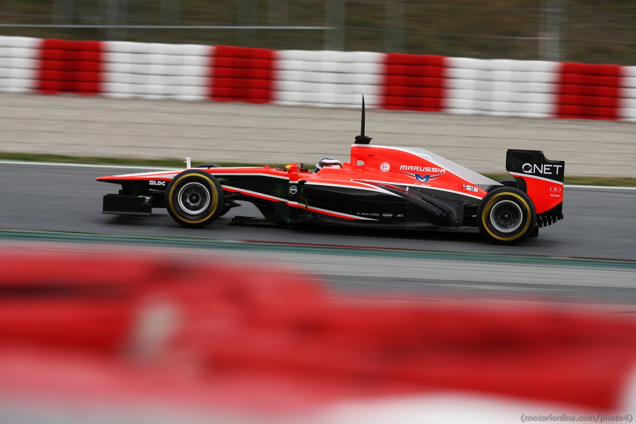 Max Chilton (GBR) Marussia F1 Team MR02.
01.03.2013