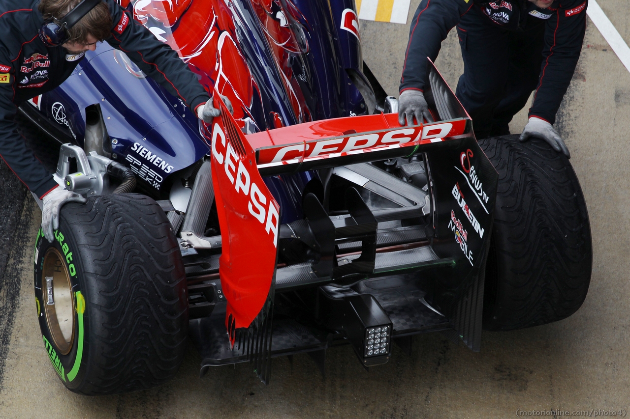 Scuderia Toro Rosso STR8 rear wing.
01.03.2013. 