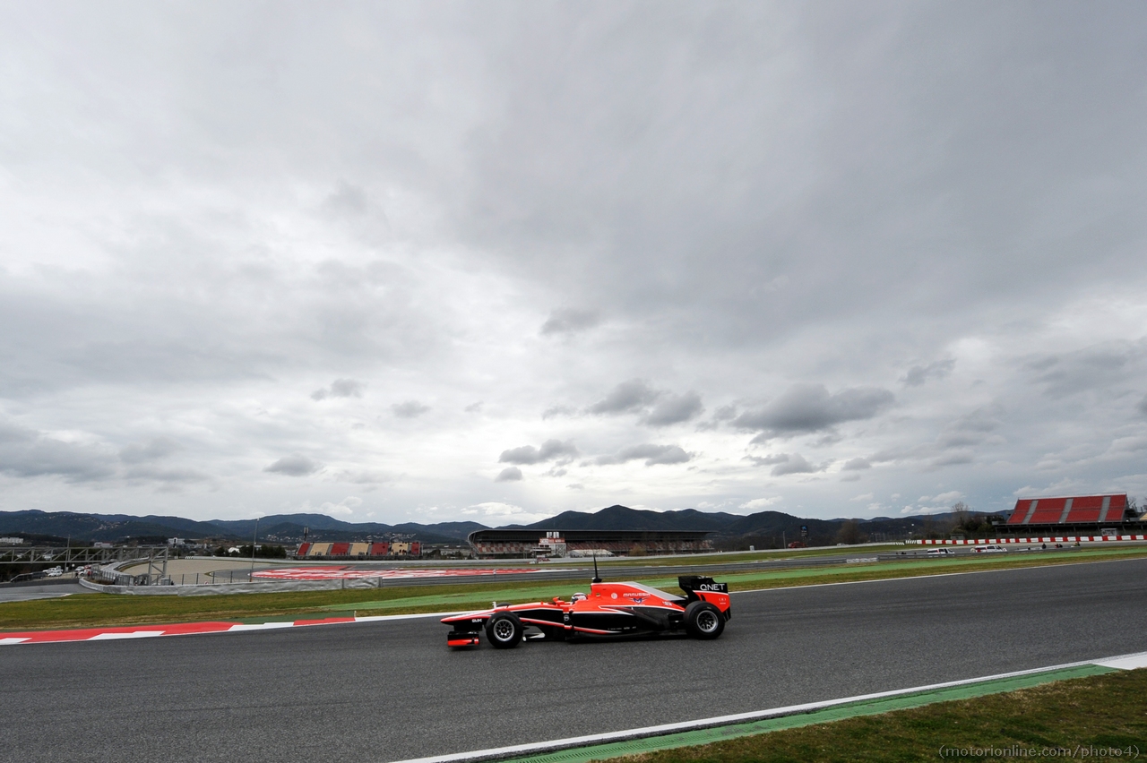 Max Chilton (GBR) Marussia F1 Team MR02.
01.03.2013. 