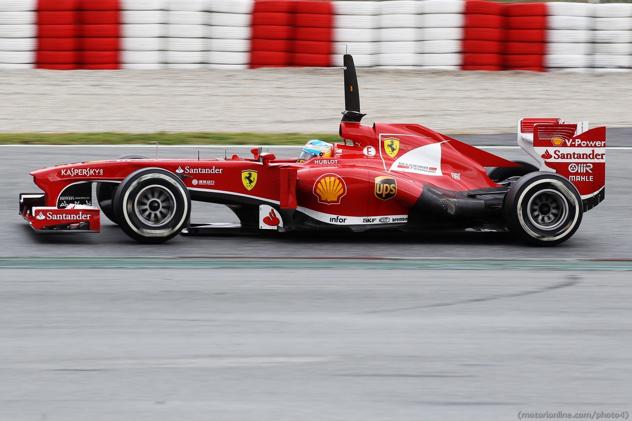 F1 Test a Barcellona, Spagna 01 marzo 2013