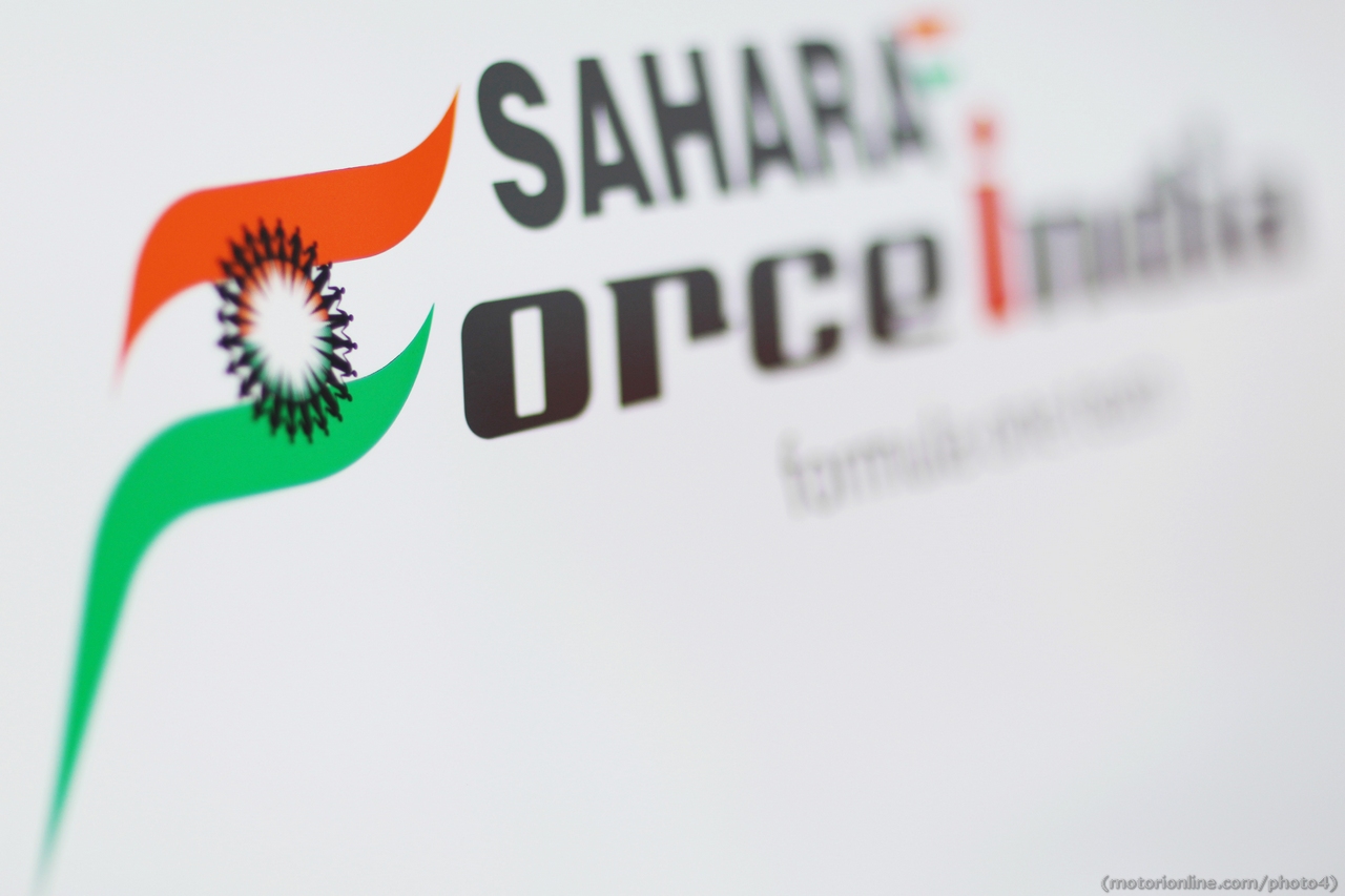 Sahara Force India F1 Team logo.
01.03.2013. 