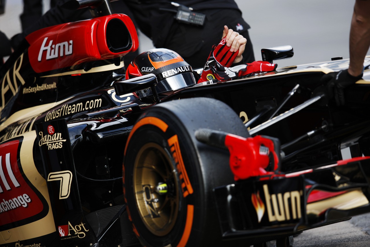 Kimi Raikkonen (FIN) Lotus F1 E21.
