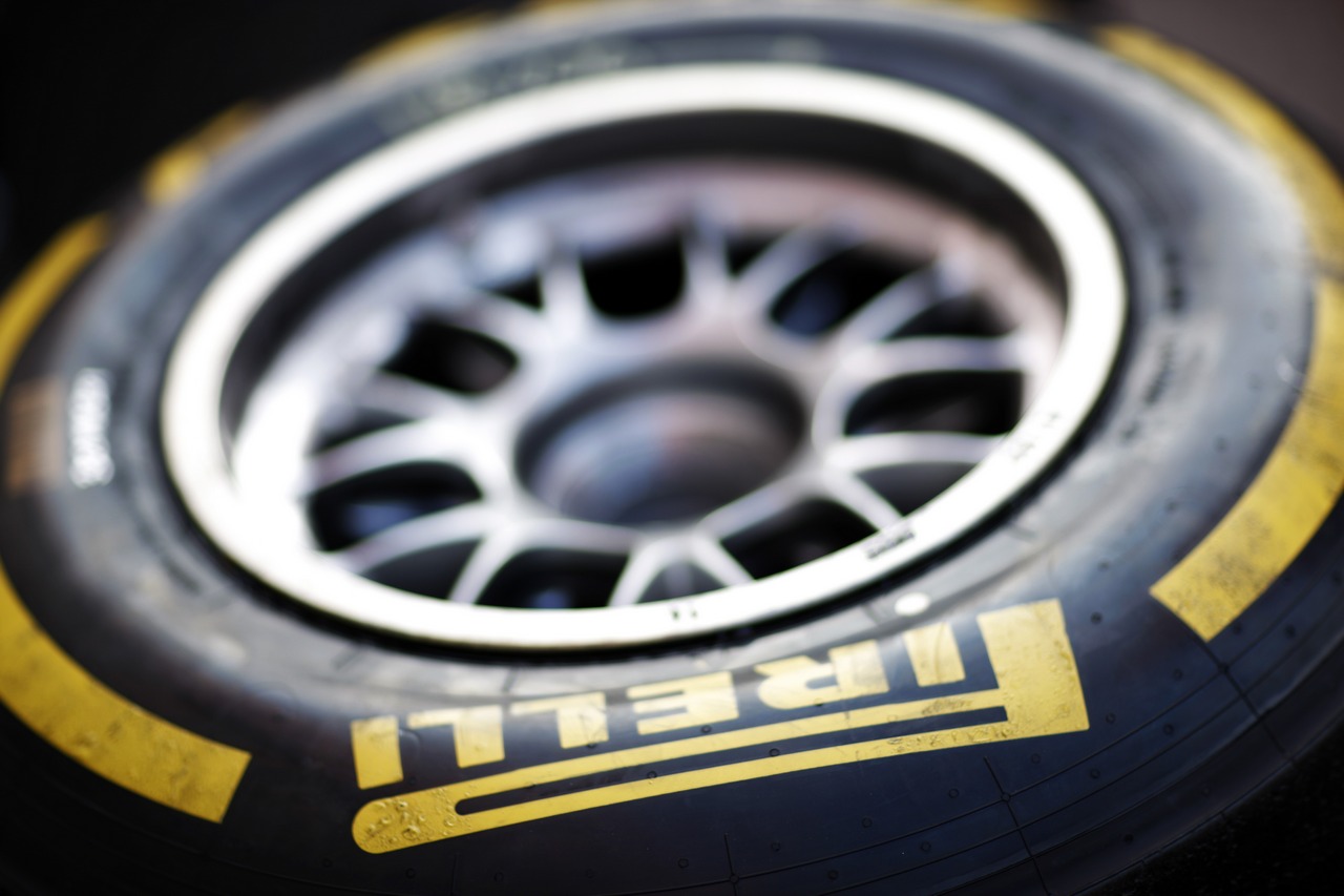 Pirelli tyre.
