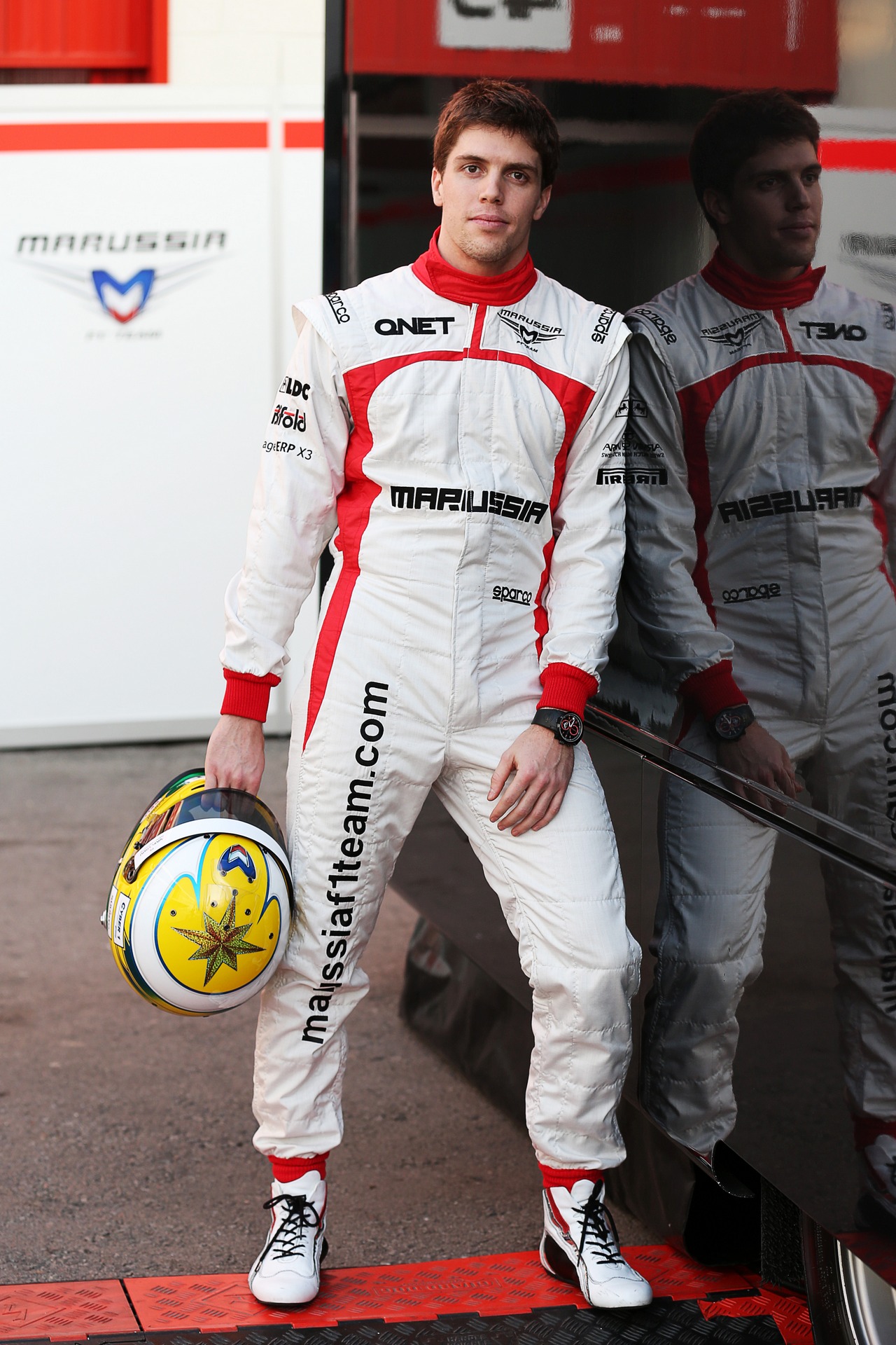 Luiz Razia (BRA) Marussia F1 Team.
