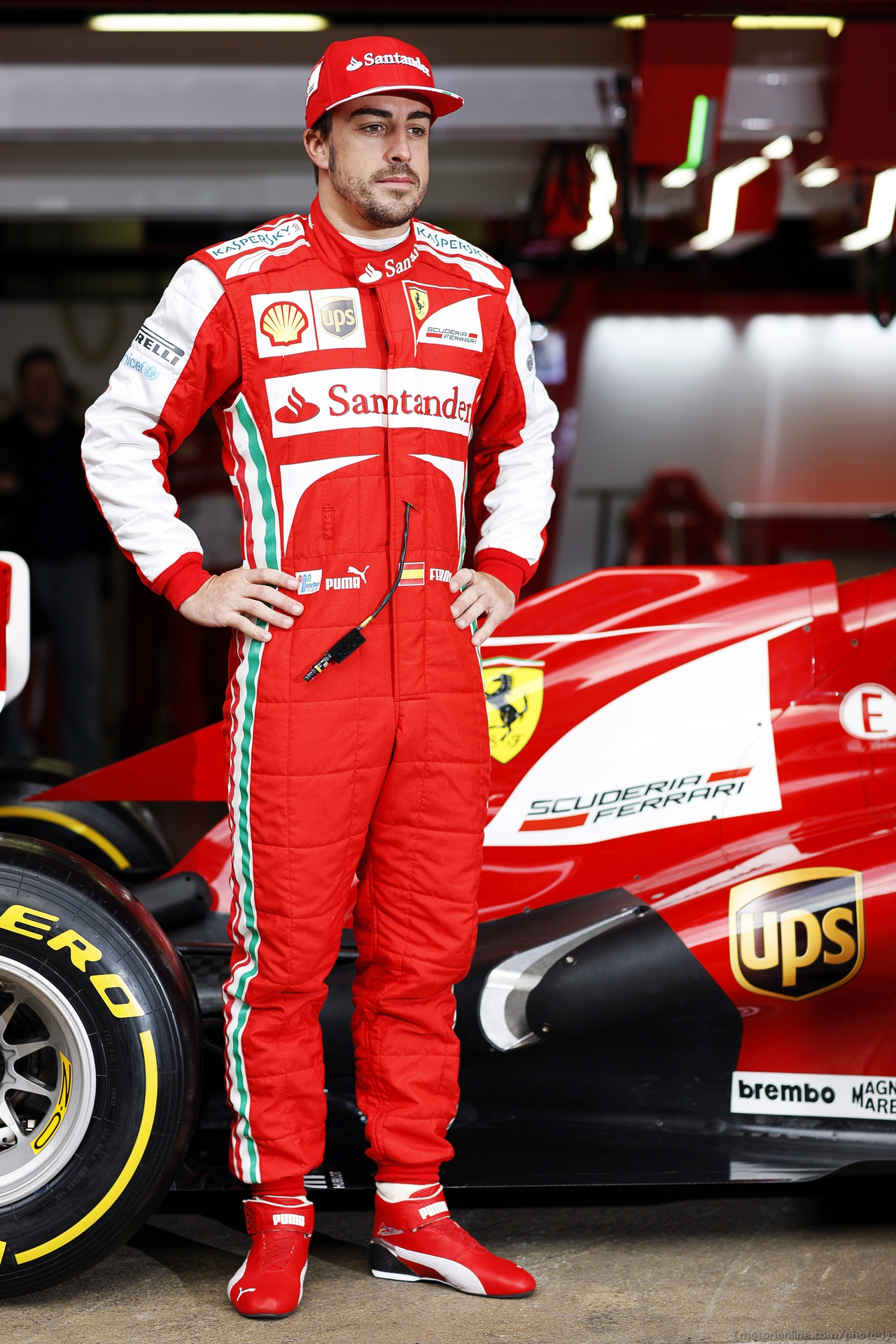 Fernando Alonso (ESP) Ferrari.
