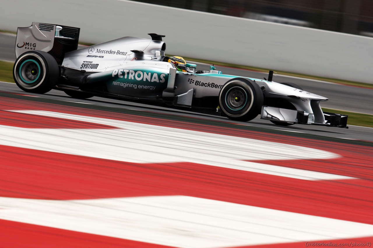 Lewis Hamilton (GBR) Mercedes AMG F1 W04.
22.02.2013. 