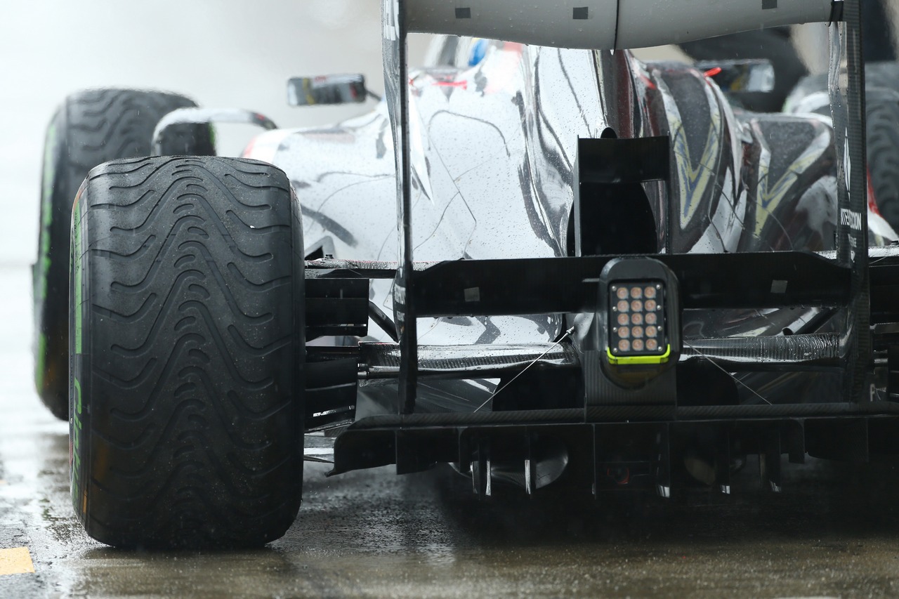 Esteban Gutierrez (MEX) Sauber C32 rear wing and rear diffuser.
28.02.2013. 