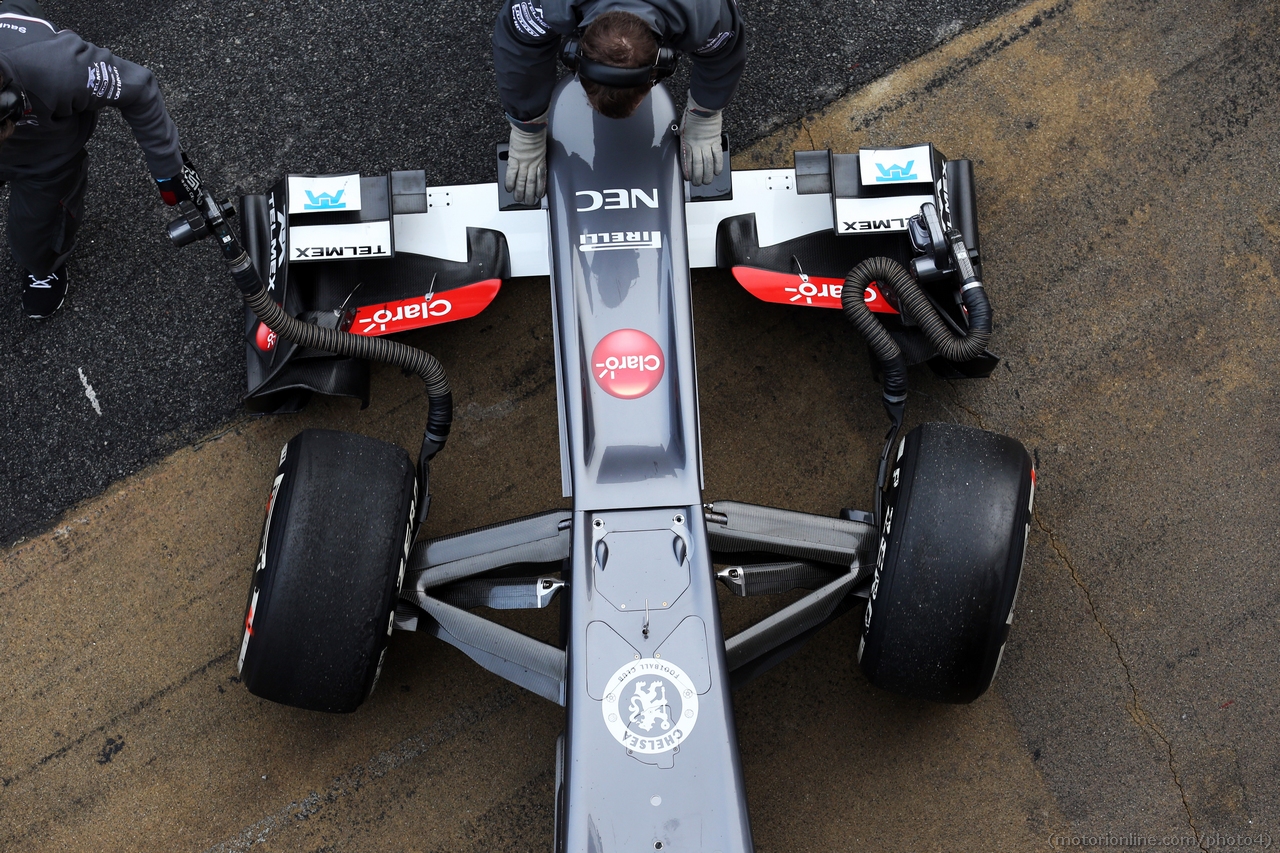 Sauber C32 nosecone and front suspension.
28.02.2013. 