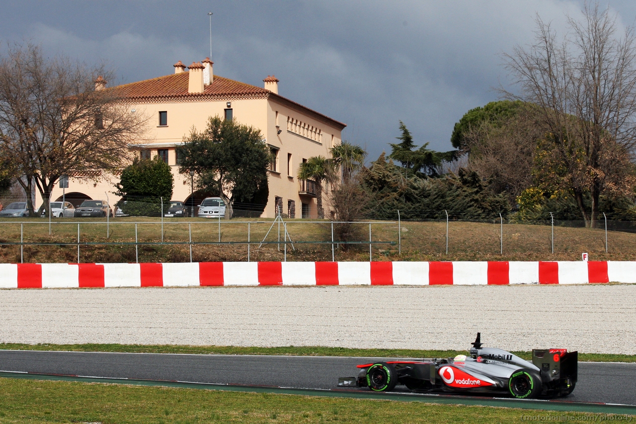 Sergio Perez (MEX) McLaren MP4-28.
28.02.2013. 