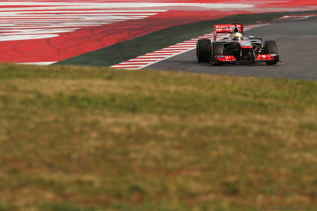 Sergio Perez (MEX) McLaren MP4-28.
28.02.2013. 