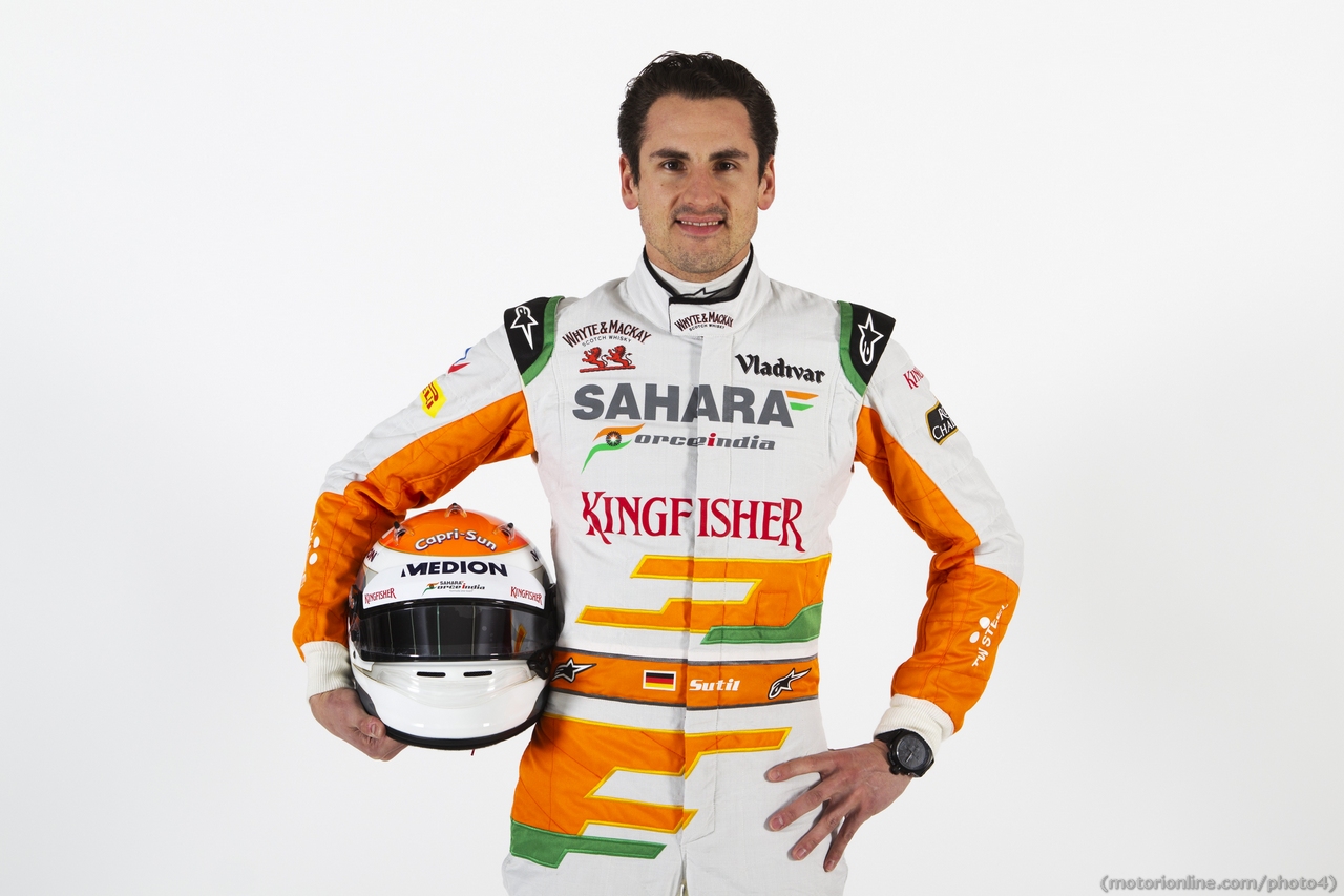 Adrian Sutil (GER) Sahara Force India F1.
28.02.2013. 