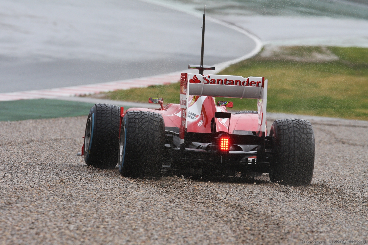 Felipe Massa (BRA) Ferrari F138 runs wide.
28.02.2013. 
