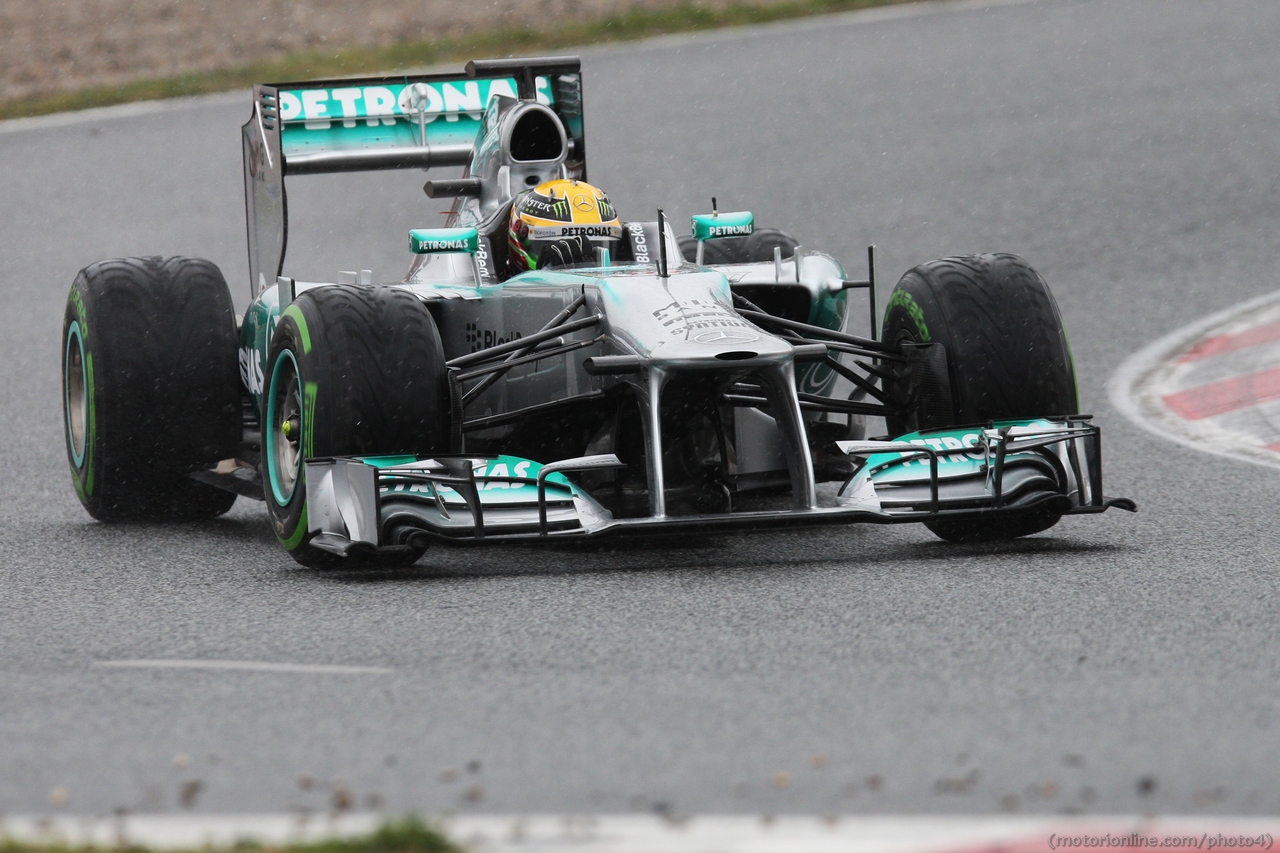 Lewis Hamilton (GBR) Mercedes AMG F1 W04.
28.02.2013. 