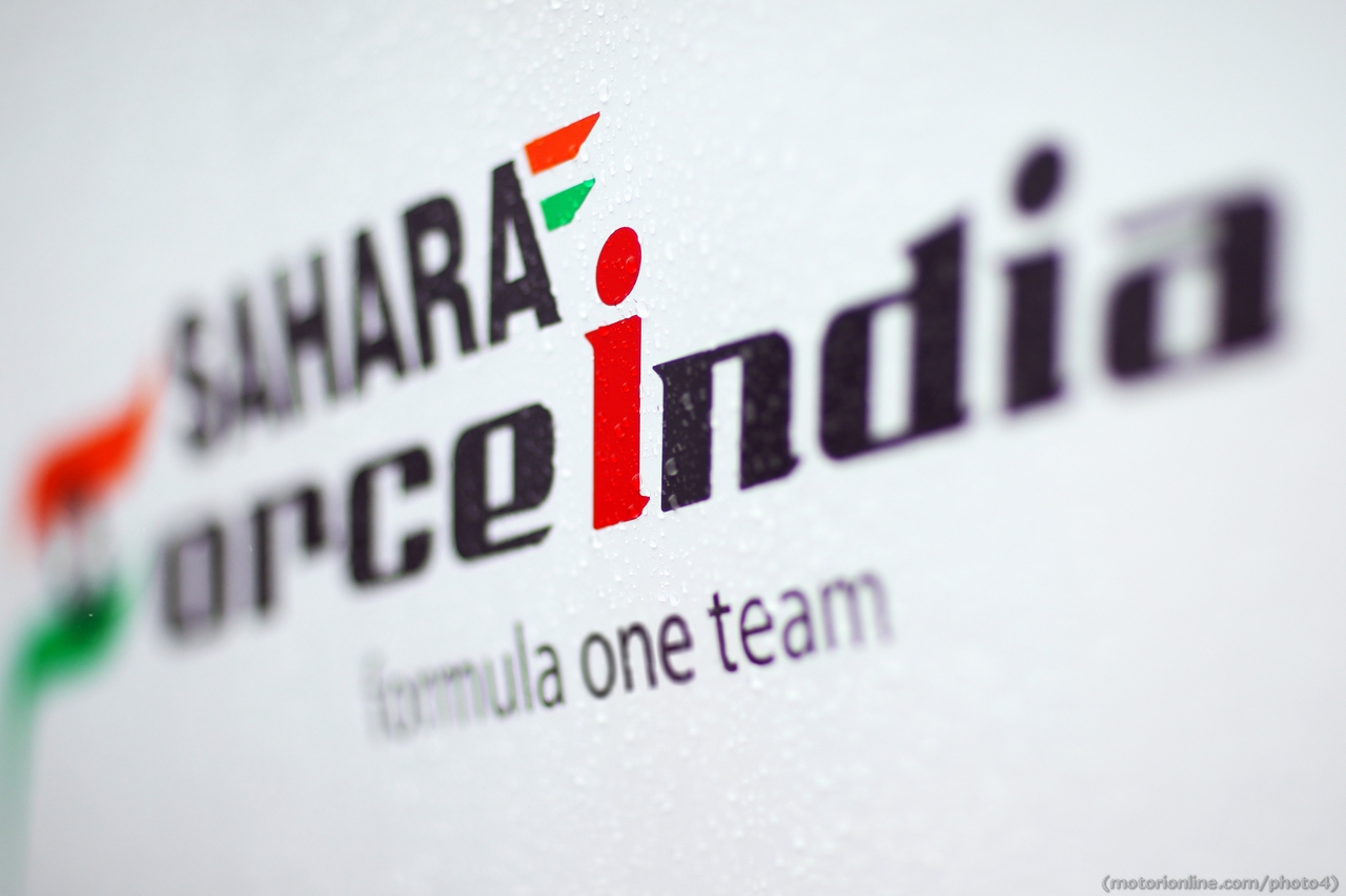 Sahara Force India F1 Team logo.
28.02.2013. 