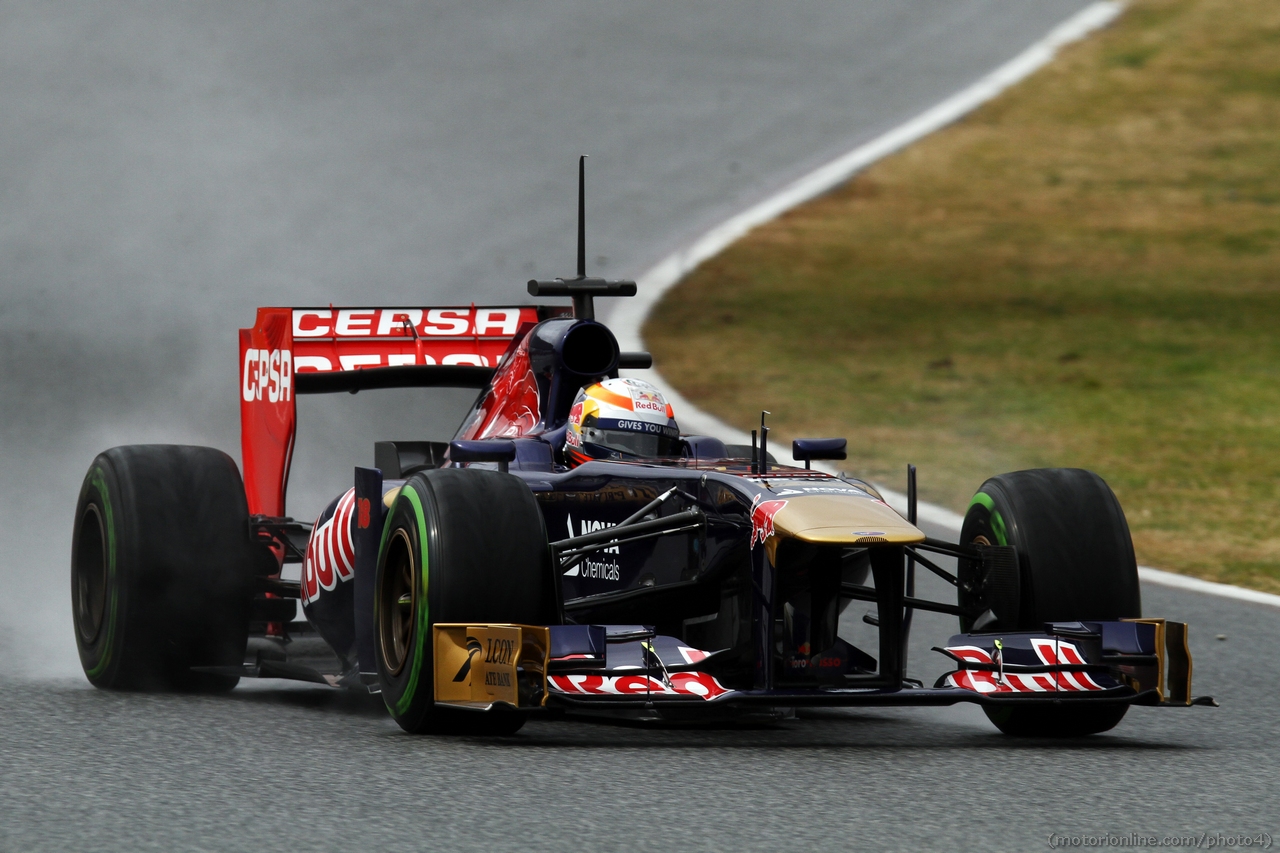 Jean-Eric Vergne (FRA) Scuderia Toro Rosso STR8.
28.02.2013. 