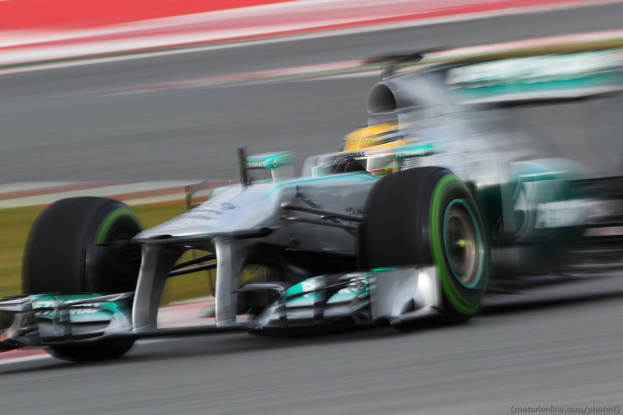 Lewis Hamilton (GBR) Mercedes AMG F1 W04.
28.02.2013. 