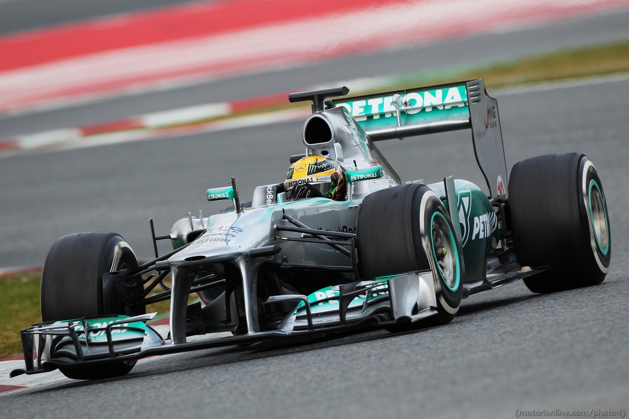 Lewis Hamilton (GBR) Mercedes AMG F1 W04.
28.02.2013. 