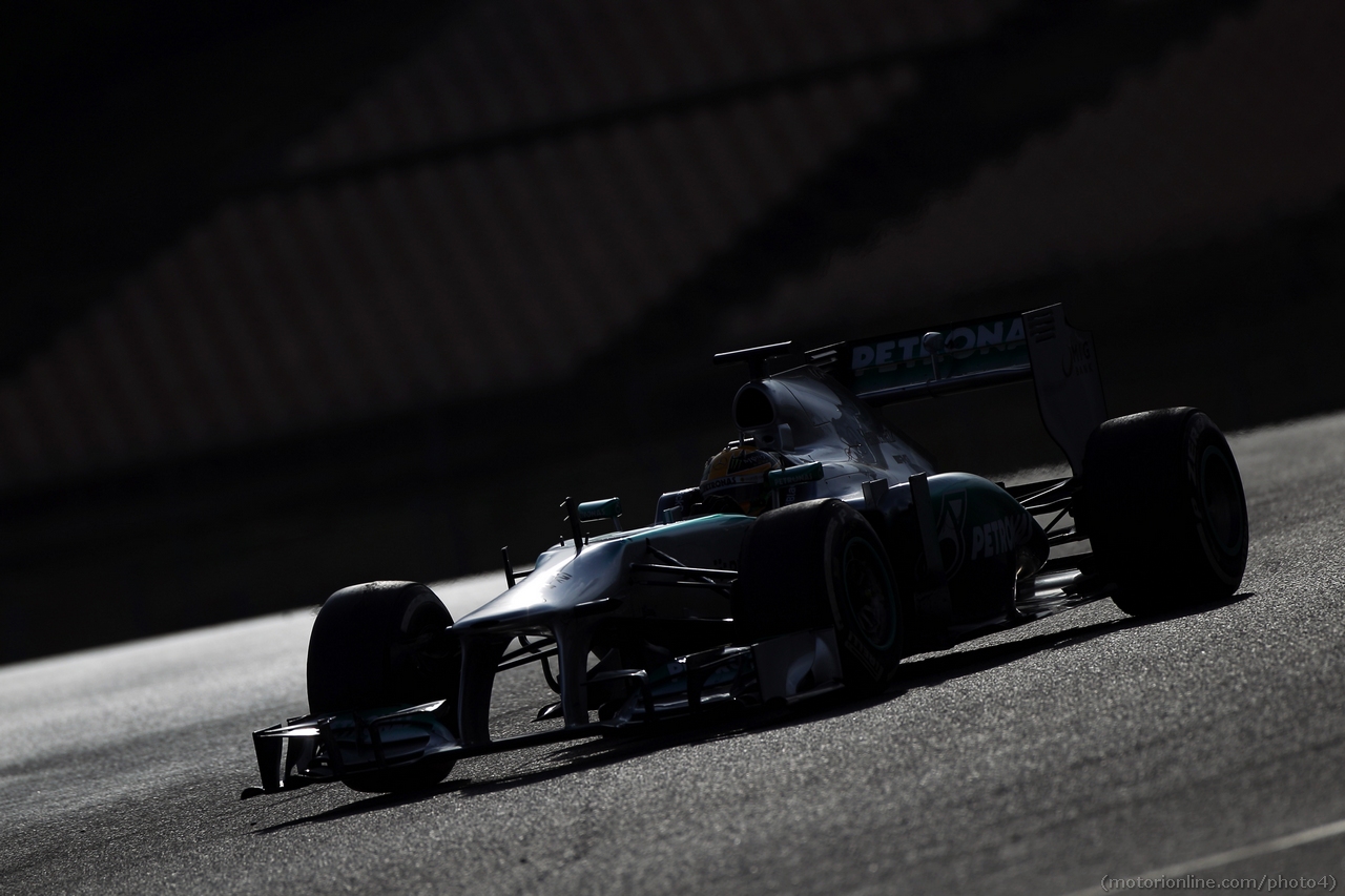 Lewis Hamilton (GBR) Mercedes AMG F1 W04.
28.02.2013. 