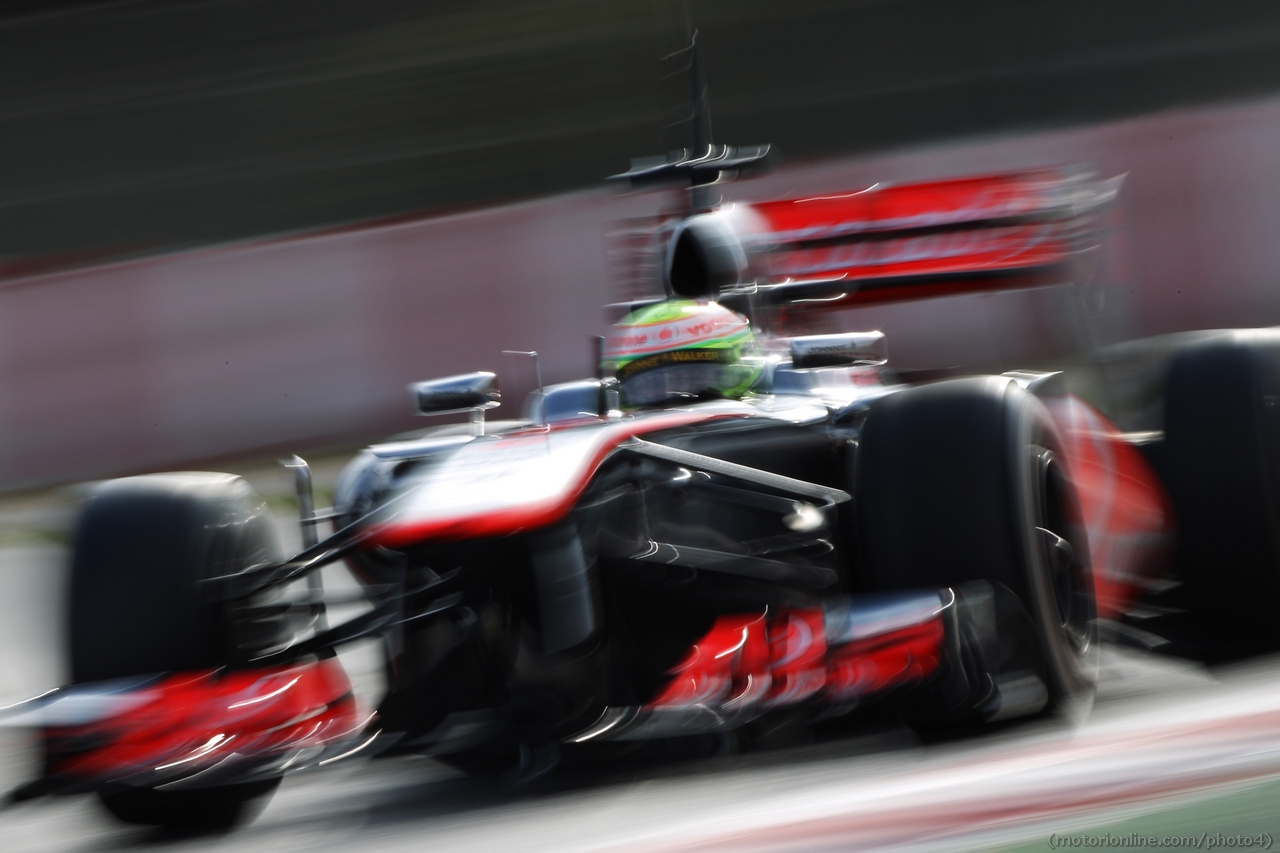 Sergio Perez (MEX) McLaren MP4-28.
28.02.2013. 