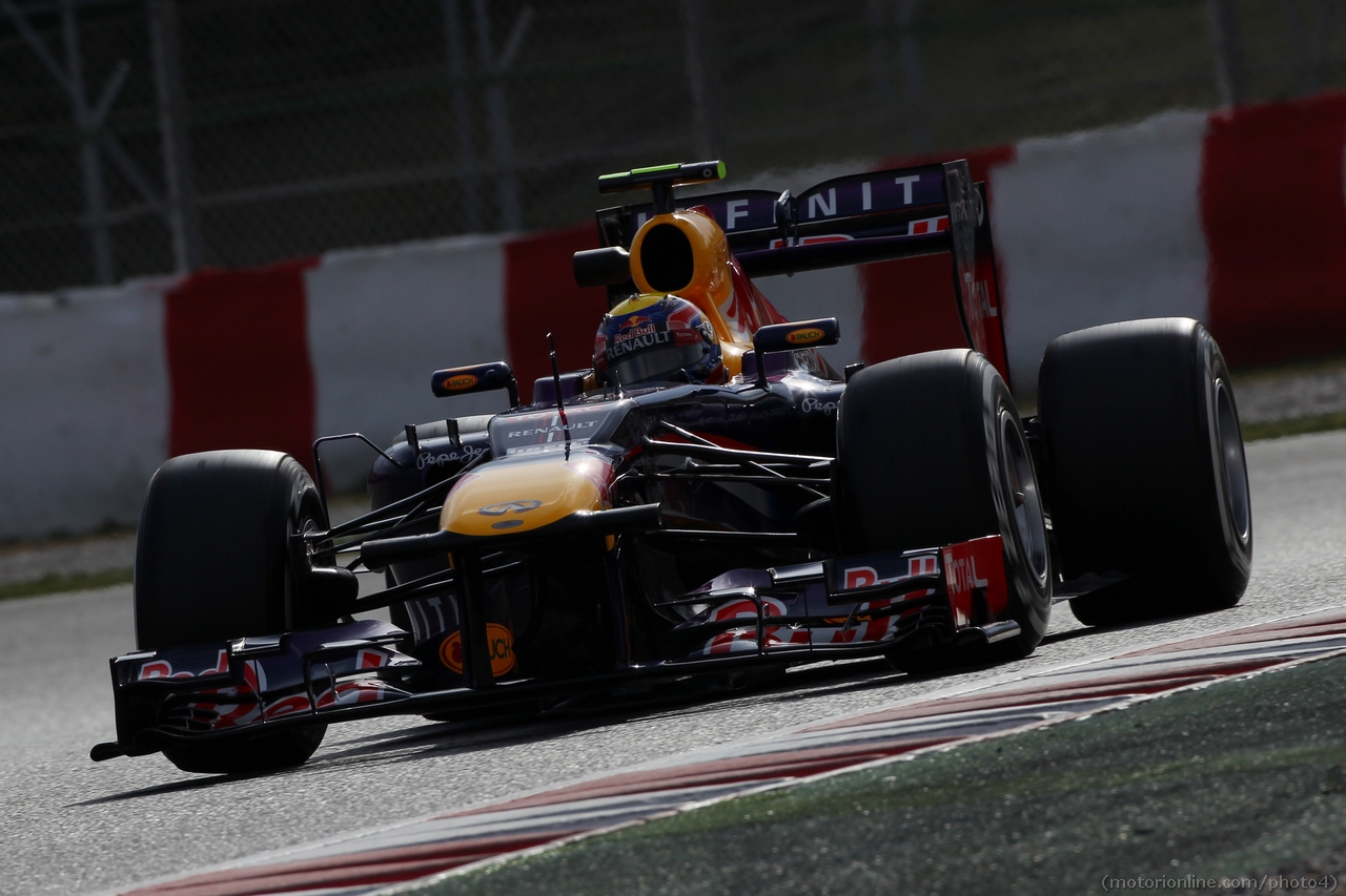 Mark Webber (AUS) Red Bull Racing RB9.
28.02.2013. 