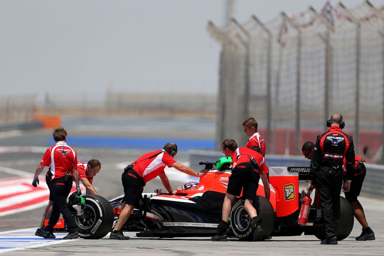 Jules Bianchi (FRA), Marussia F1 Team  
09.04.2014. Formula One Testing, Bahrain Test, Day Two, Sakhir, Bahrain.
- www.xpbimages.com, EMail: requests@xpbimages.com - copy of publication required for printed pictures. Every used picture is fee-liable. © Copyright: Charniaux / XPB Images