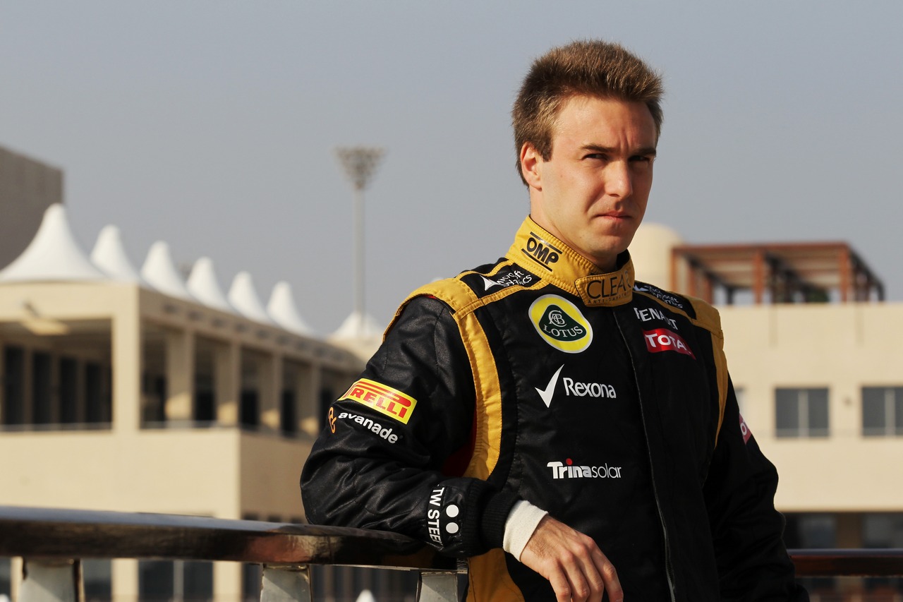 Davide Valsecchi (ITA) Lotus F1 Test Driver.
08.11.2012. Formula 1 Young Drivers Test, Day 3, Yas Marina Circuit, Abu Dhabi, UAE.
