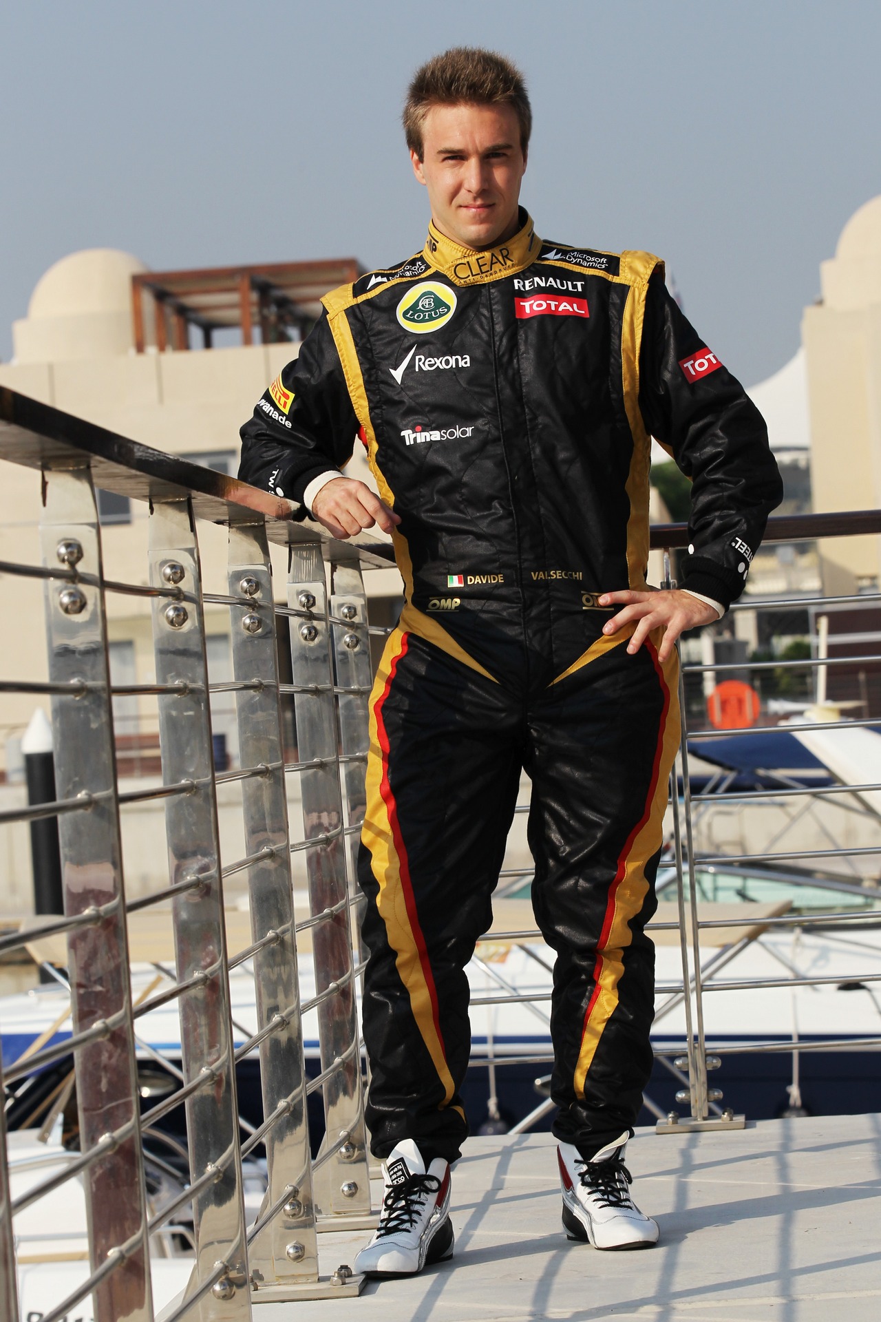 Davide Valsecchi (ITA) Lotus F1 Test Driver.
08.11.2012. Formula 1 Young Drivers Test, Day 3, Yas Marina Circuit, Abu Dhabi, UAE.
