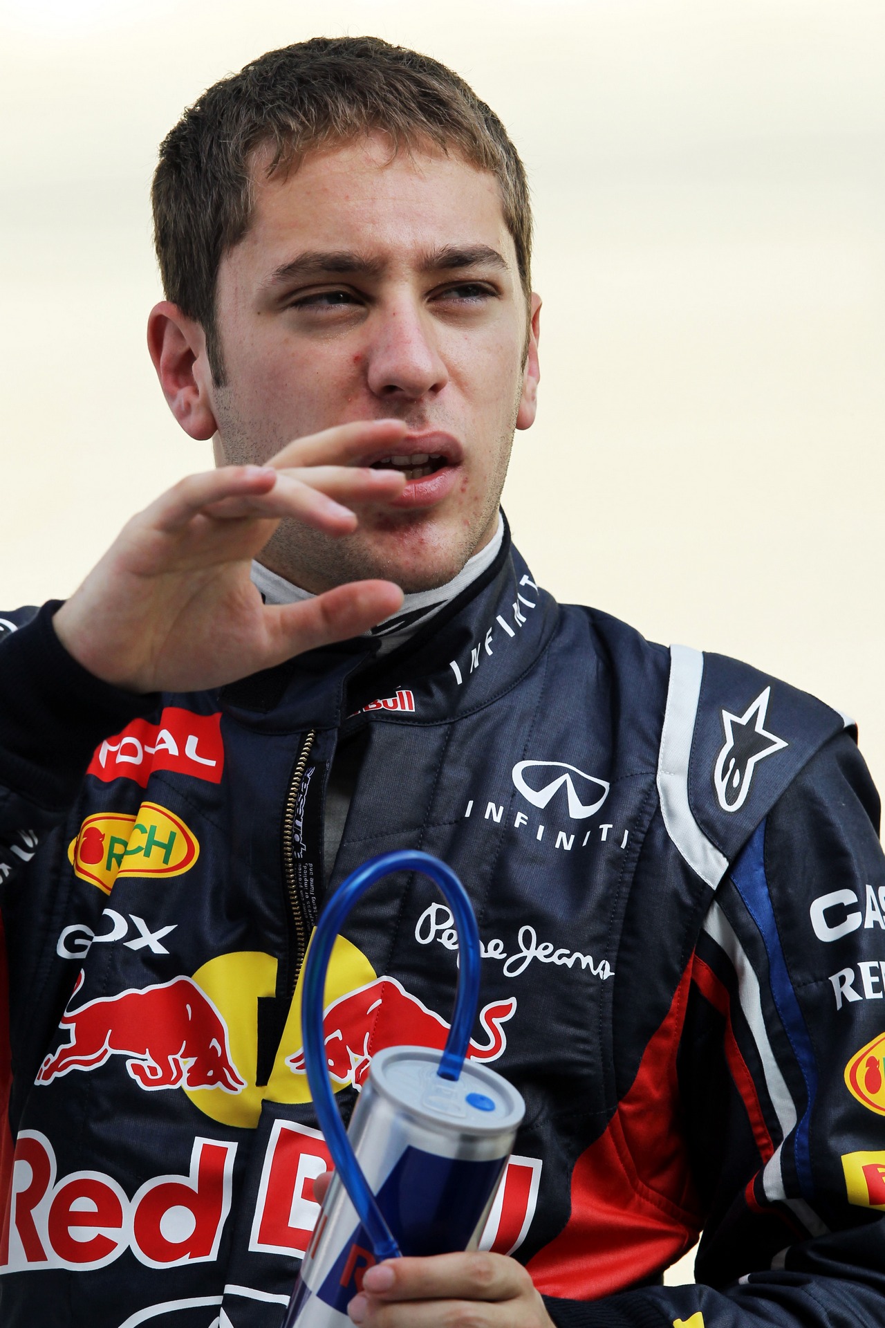 Robin Frijins (NDL) Red Bull Racing Test Driver.
08.11.2012. Formula 1 Young Drivers Test, Day 3, Yas Marina Circuit, Abu Dhabi, UAE.
