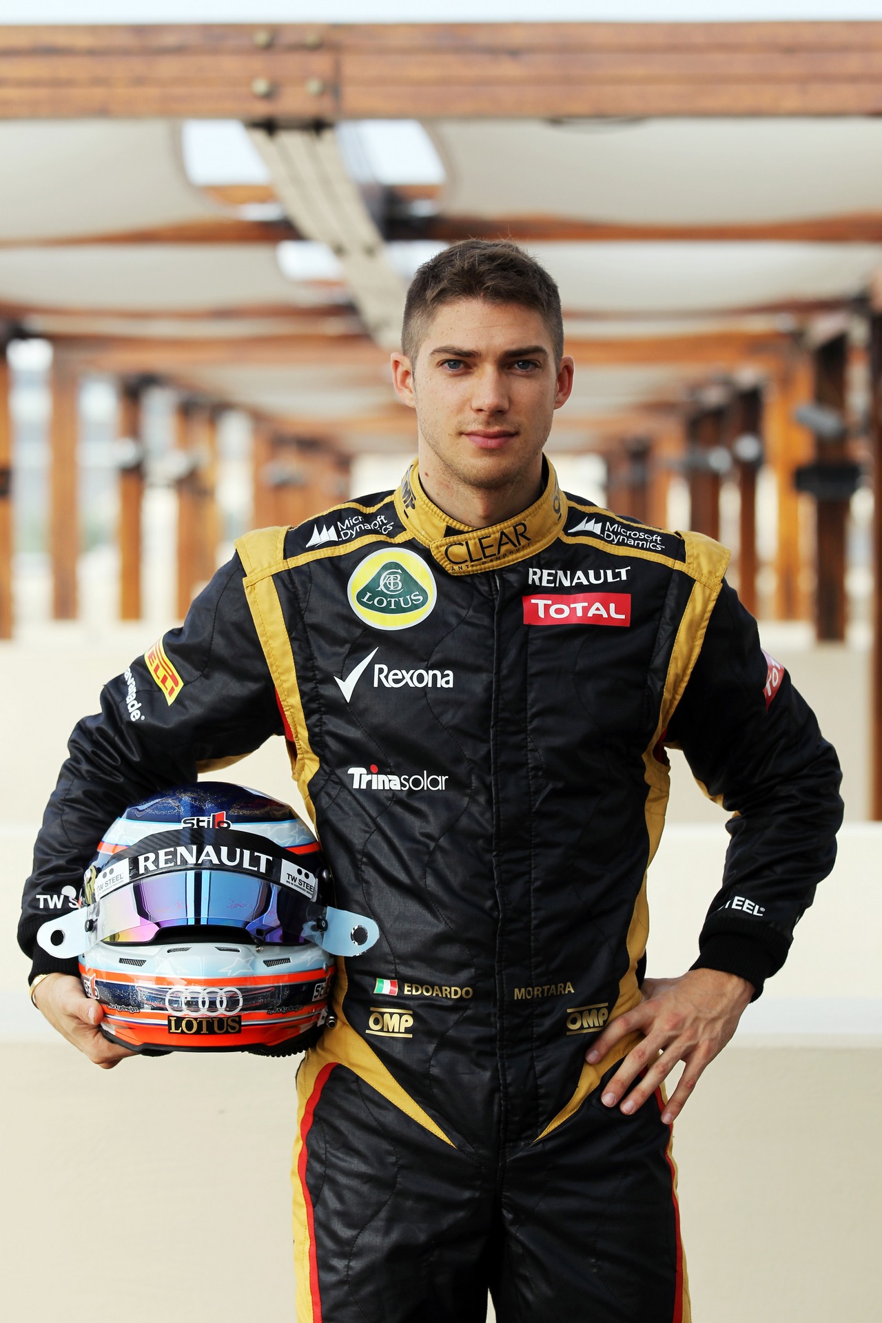 Edoardo Mortara (ITA) Lotus F1 Test Driver.
07.11.2012. Formula 1 Young Drivers Test, Day 2, Yas Marina Circuit, Abu Dhabi, UAE.
