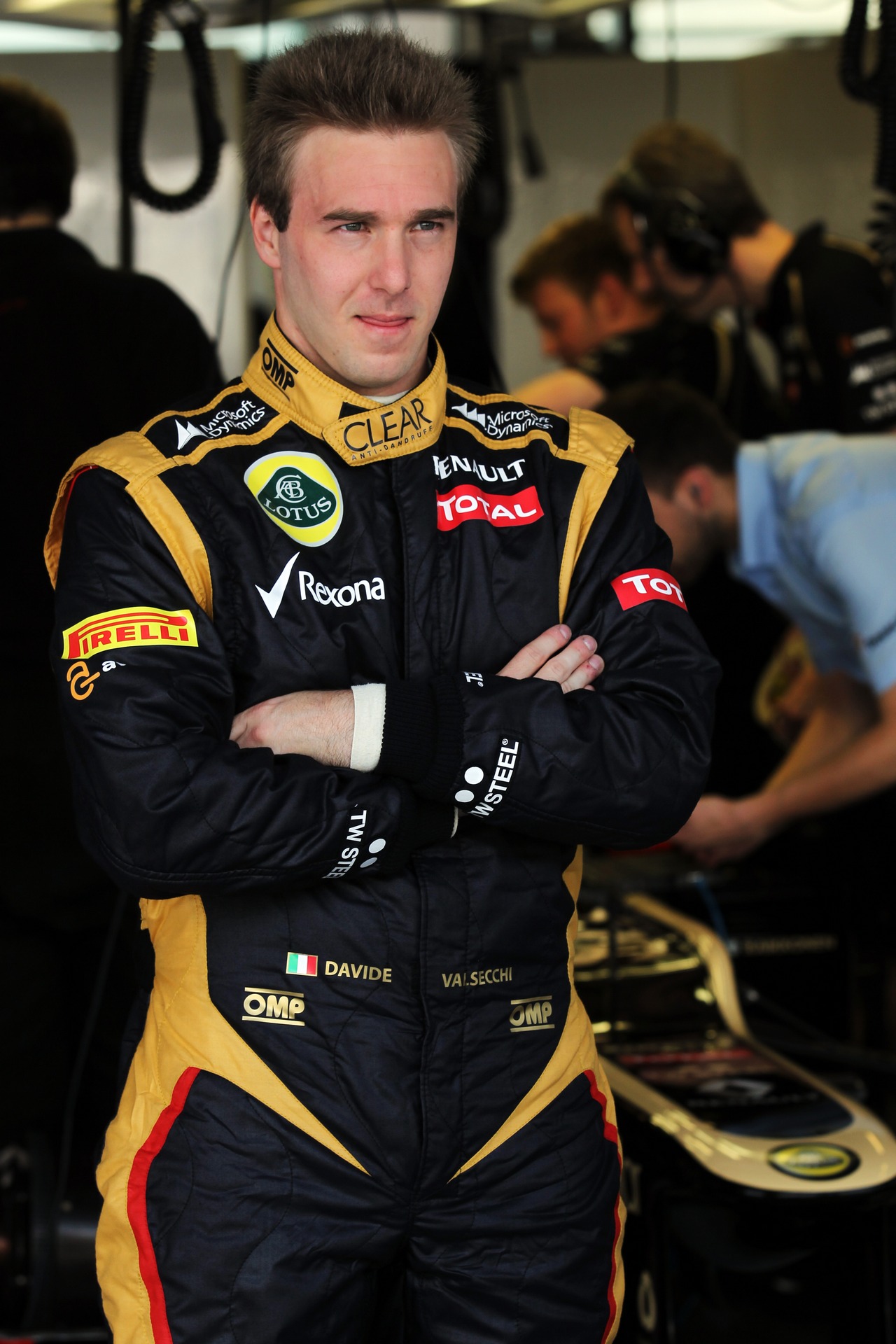 Davide Valsecchi (ITA) Lotus F1 Test Driver.
08.11.2012. Formula 1 Young Drivers Test, Day 3, Yas Marina Circuit, Abu Dhabi, UAE.

