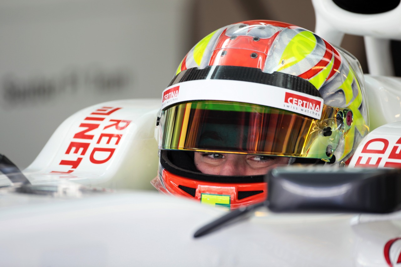 Robin Frijins (NDL) Sauber C31 Test Driver.
06.11.2012. Formula 1 Young Drivers Test, Day 1, Yas Marina Circuit, Abu Dhabi, UAE.

