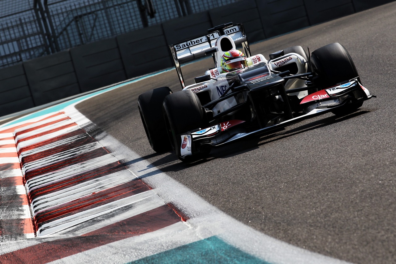 Robin Frijins (NDL) Sauber C31 Test Driver.
06.11.2012. Formula 1 Young Drivers Test, Day 1, Yas Marina Circuit, Abu Dhabi, UAE.
