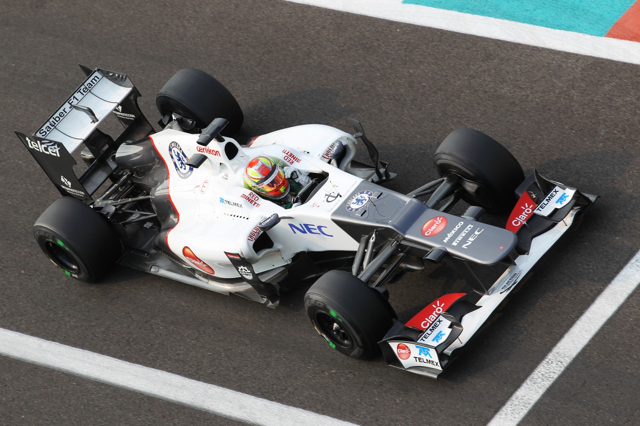 Robin Frijins (NDL) Sauber C31 Test Driver.
06.11.2012. Formula 1 Young Drivers Test, Day 1, Yas Marina Circuit, Abu Dhabi, UAE.
