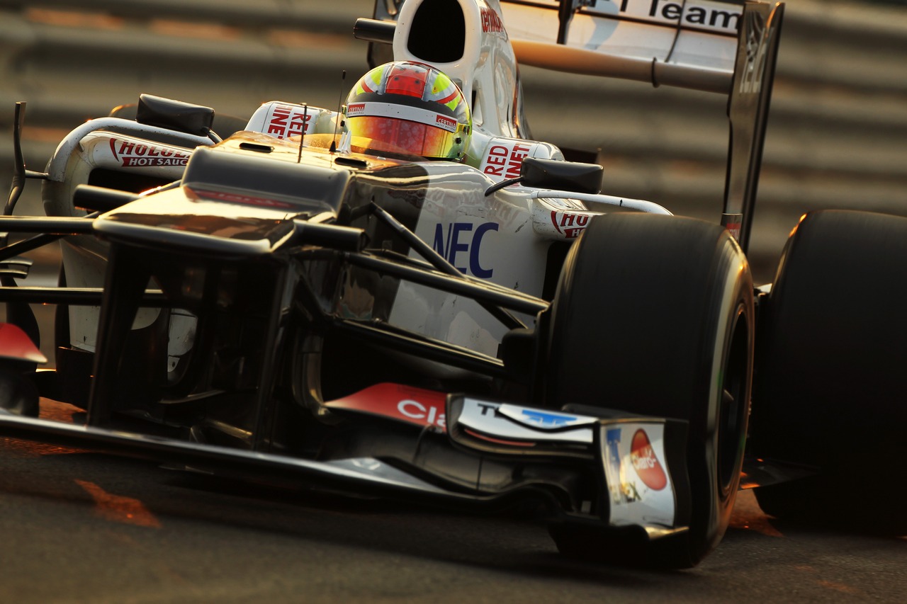 Robin Frijins (NDL) Sauber C31 Test Driver.
06.11.2012. Formula 1 Young Drivers Test, Day 1, Yas Marina Circuit, Abu Dhabi, UAE.
