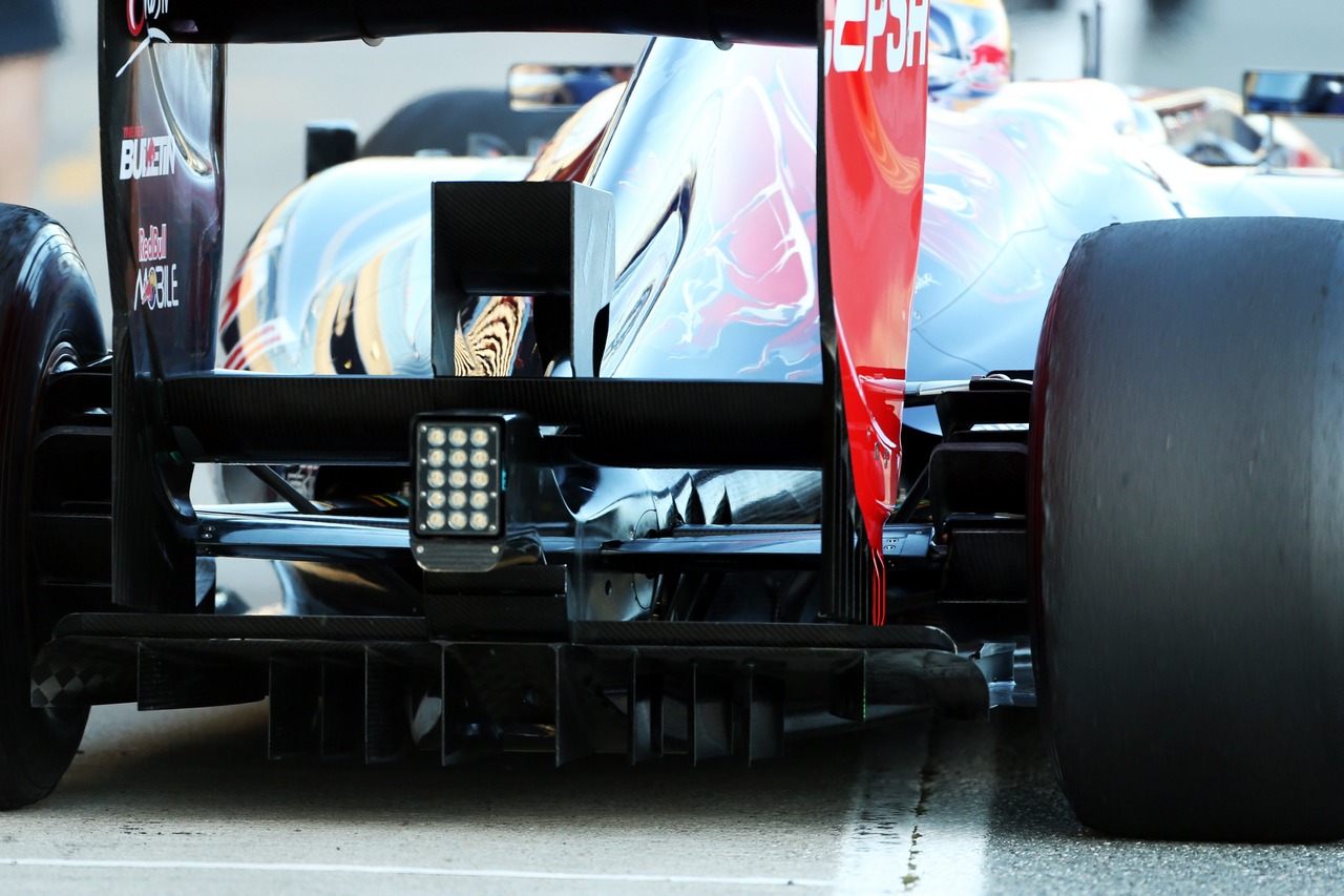 Scuderia Toro Rosso STR8 rear diffuser.
07.02.2013. 