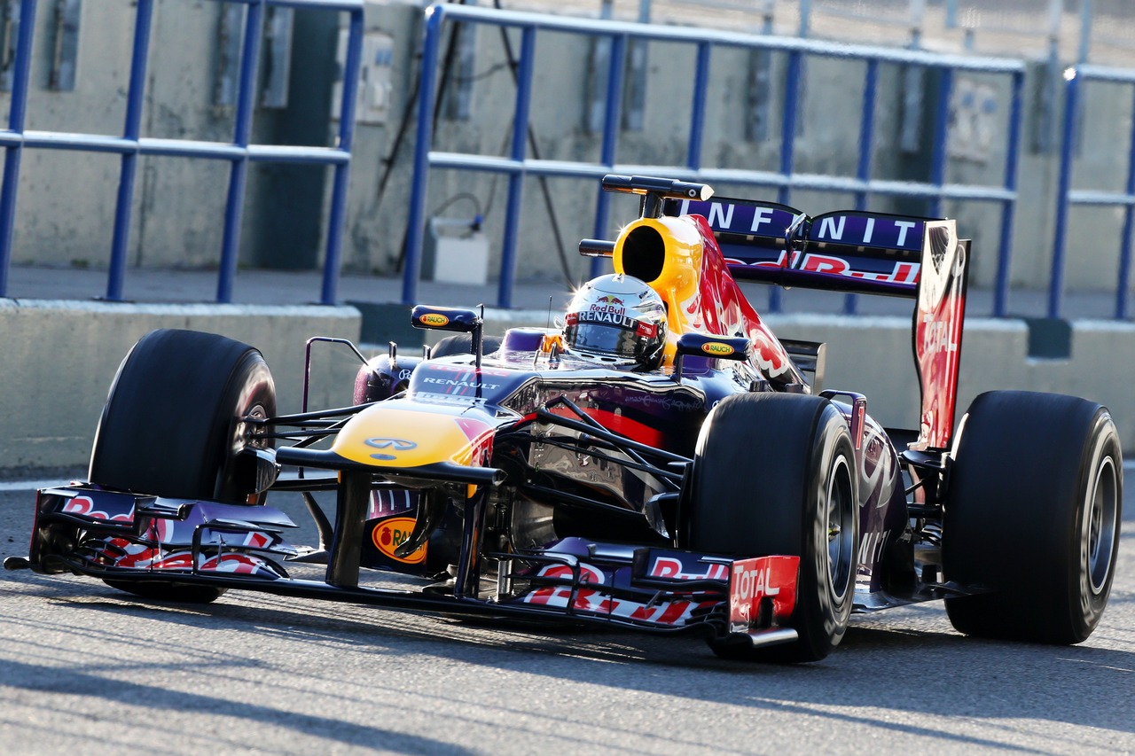 Sebastian Vettel (GER) Red Bull Racing RB9.
07.02.2013. 